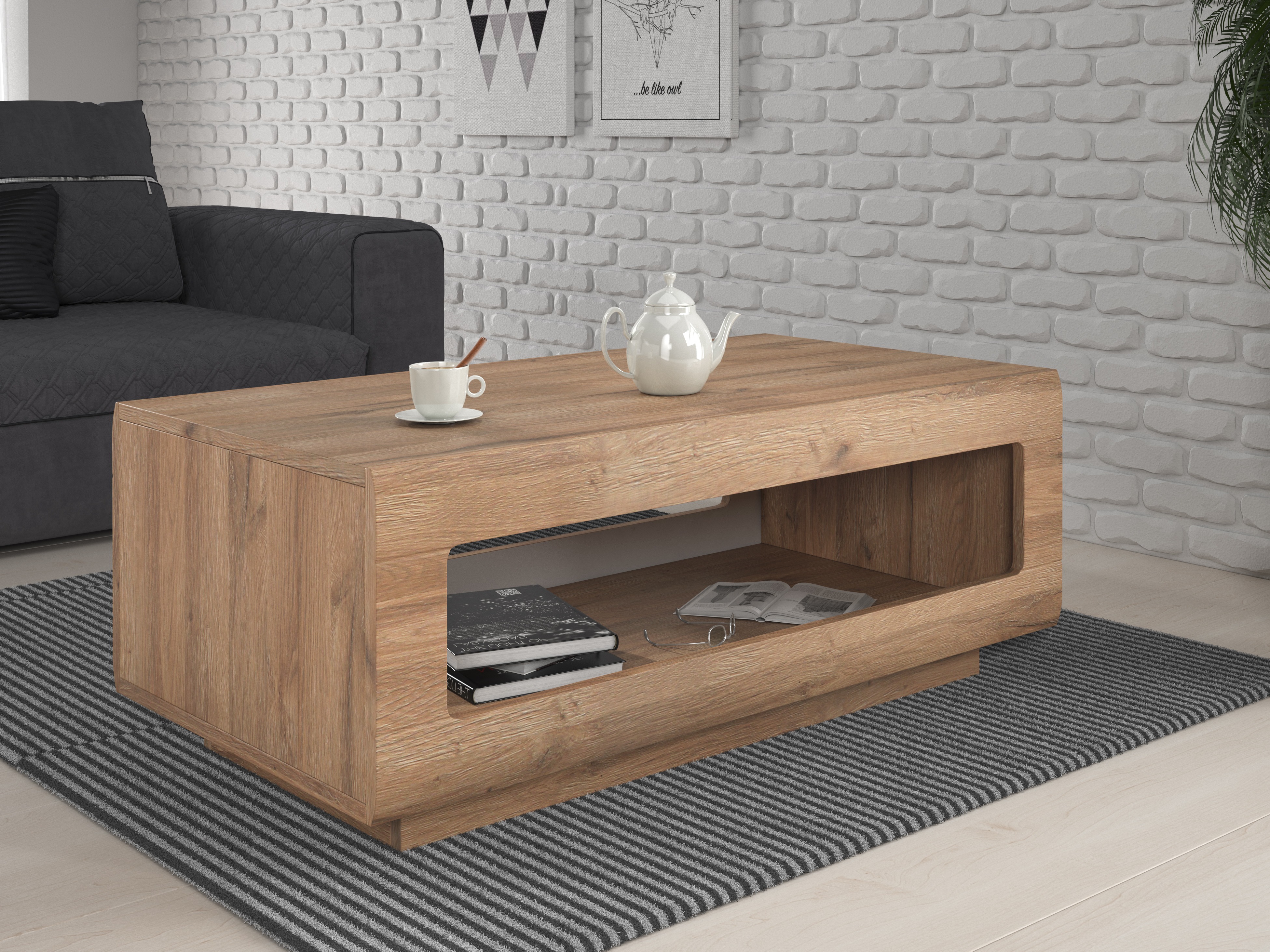 Couchtisch Ophsalu 102 (Grandson Eichenholzoptik)