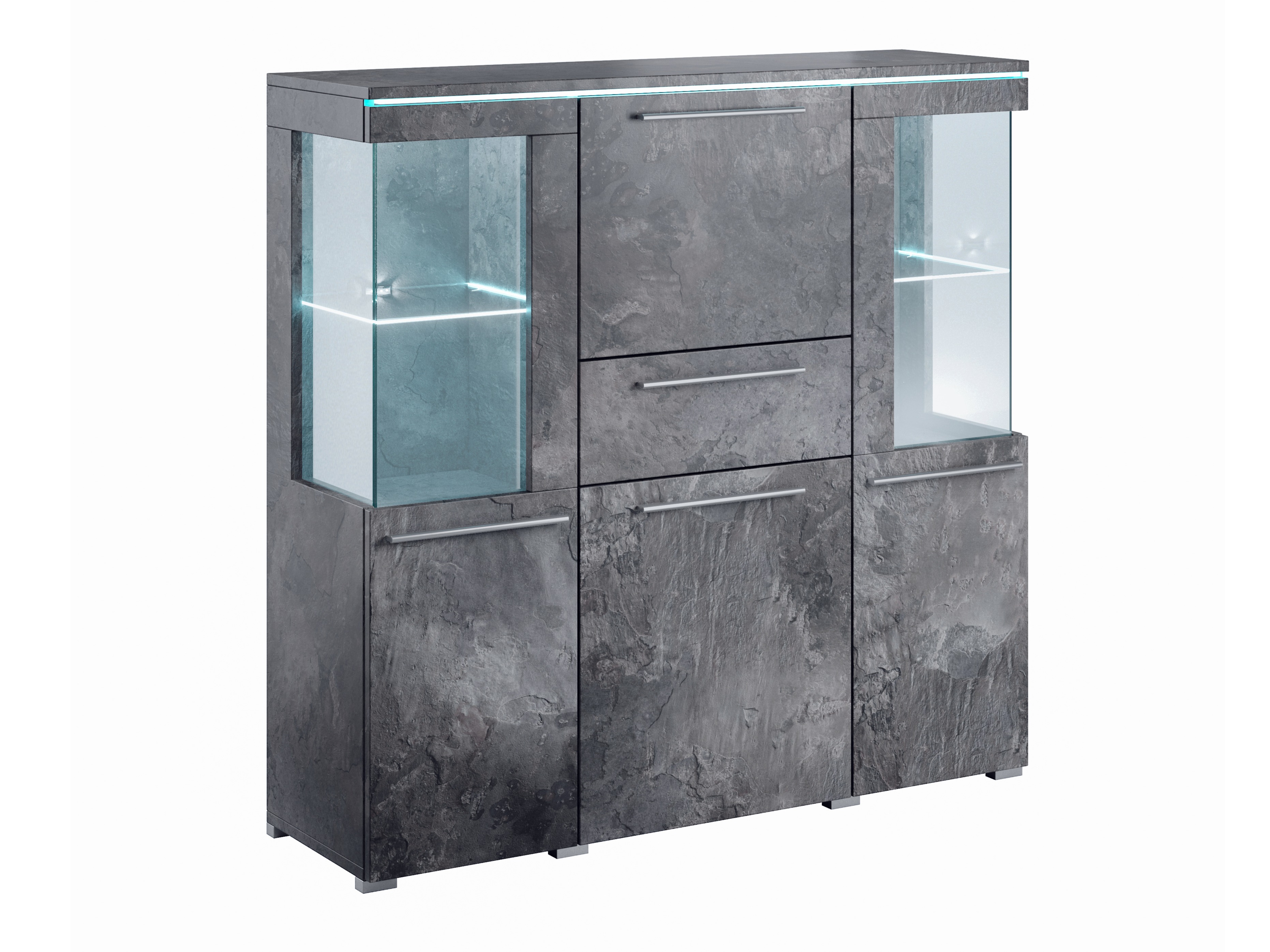 Kommoden Torvire 115 (Beton dunkel)