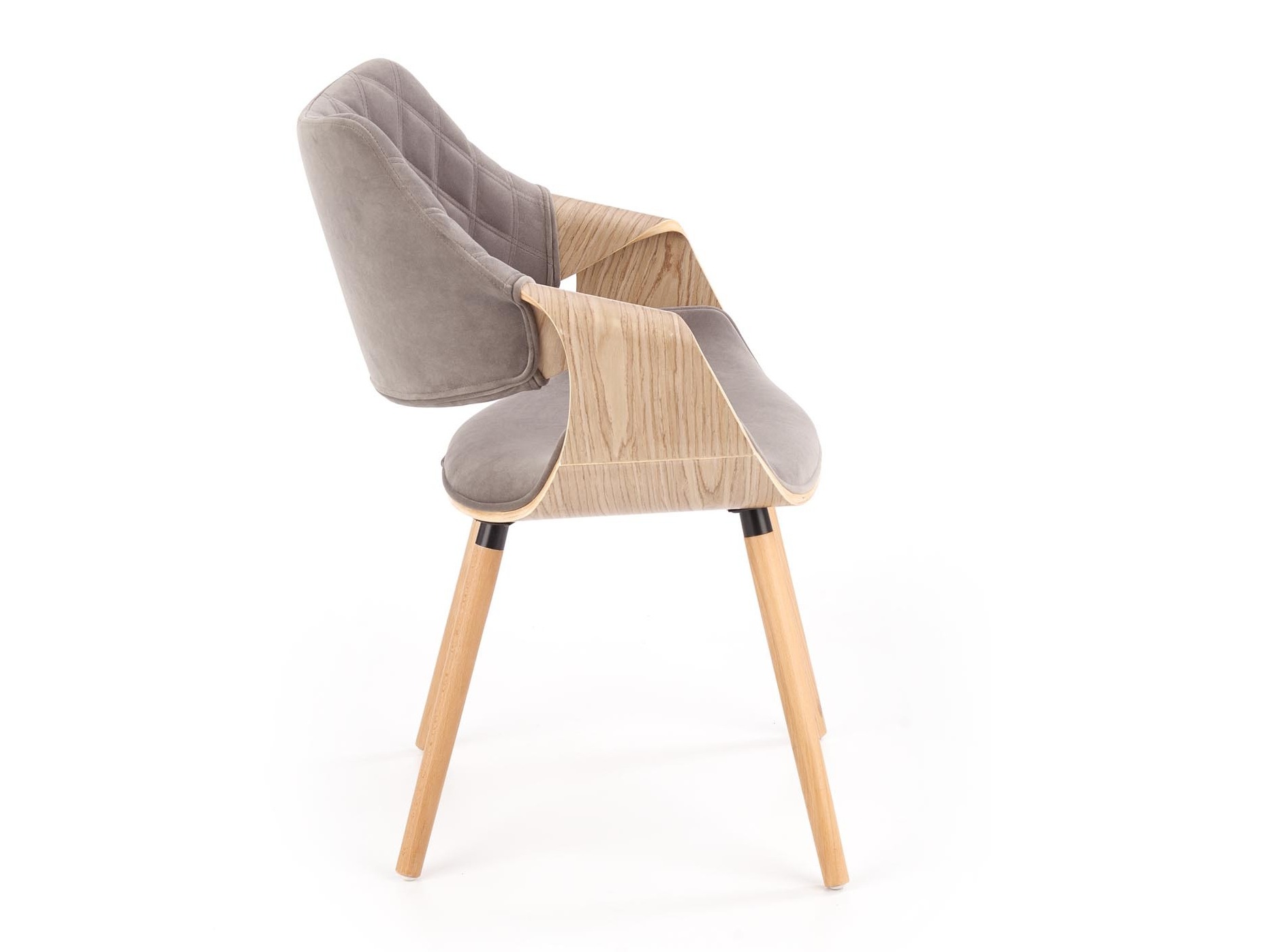 Stuhl Houston 720 (Helles Holz + Grau)