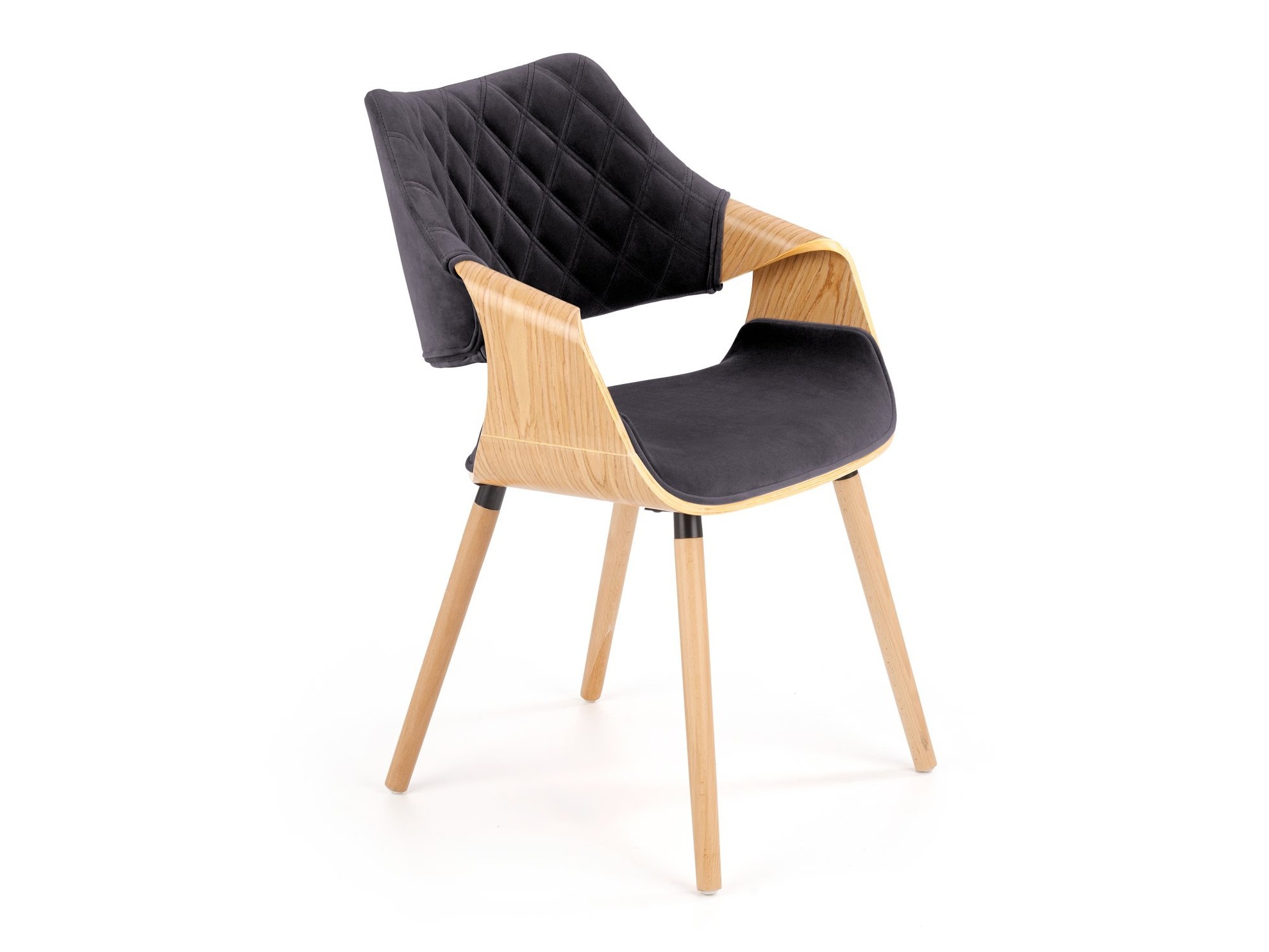 Stuhl Houston 720 (Helles Holz + Schwarz)