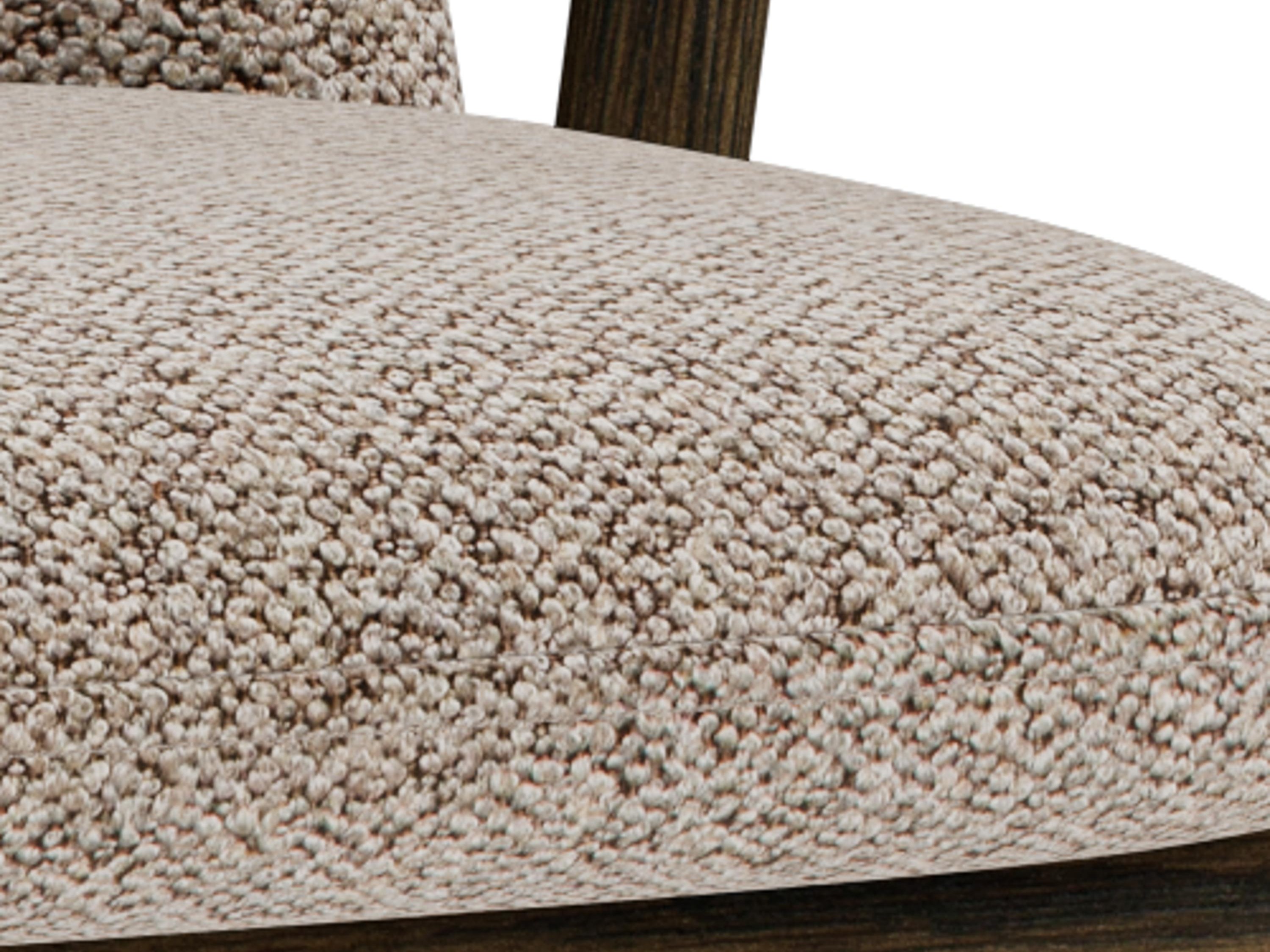 Stuhl Norsica 890 (Beige + Dunkles Holz)