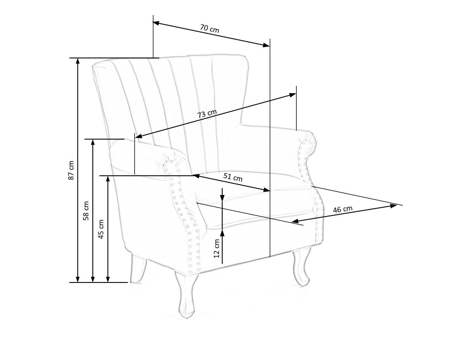 Sessel Houston 1105 (Dunkelgrün)