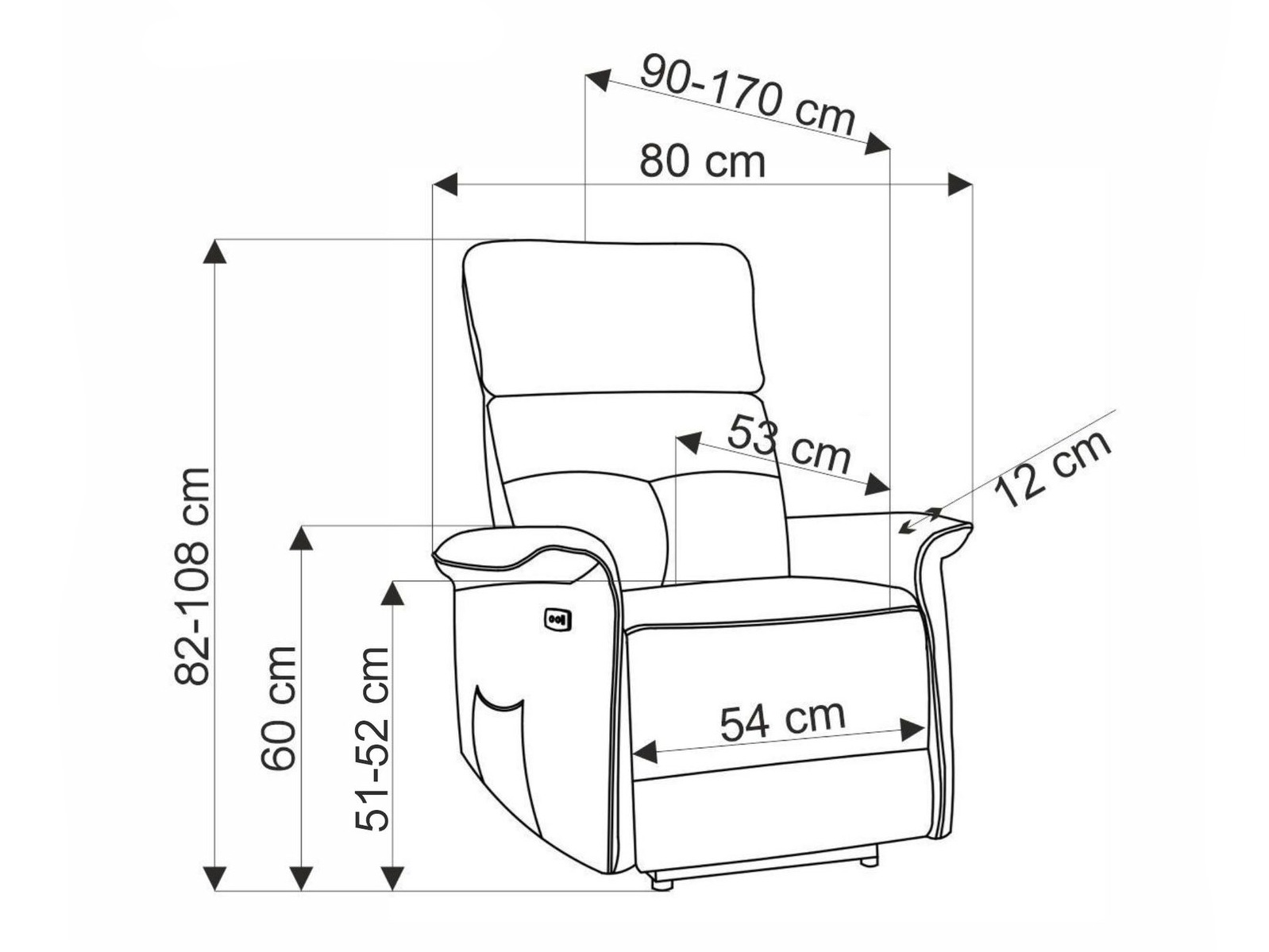 Sessel Liegesessel Houston 1979 (Beige)