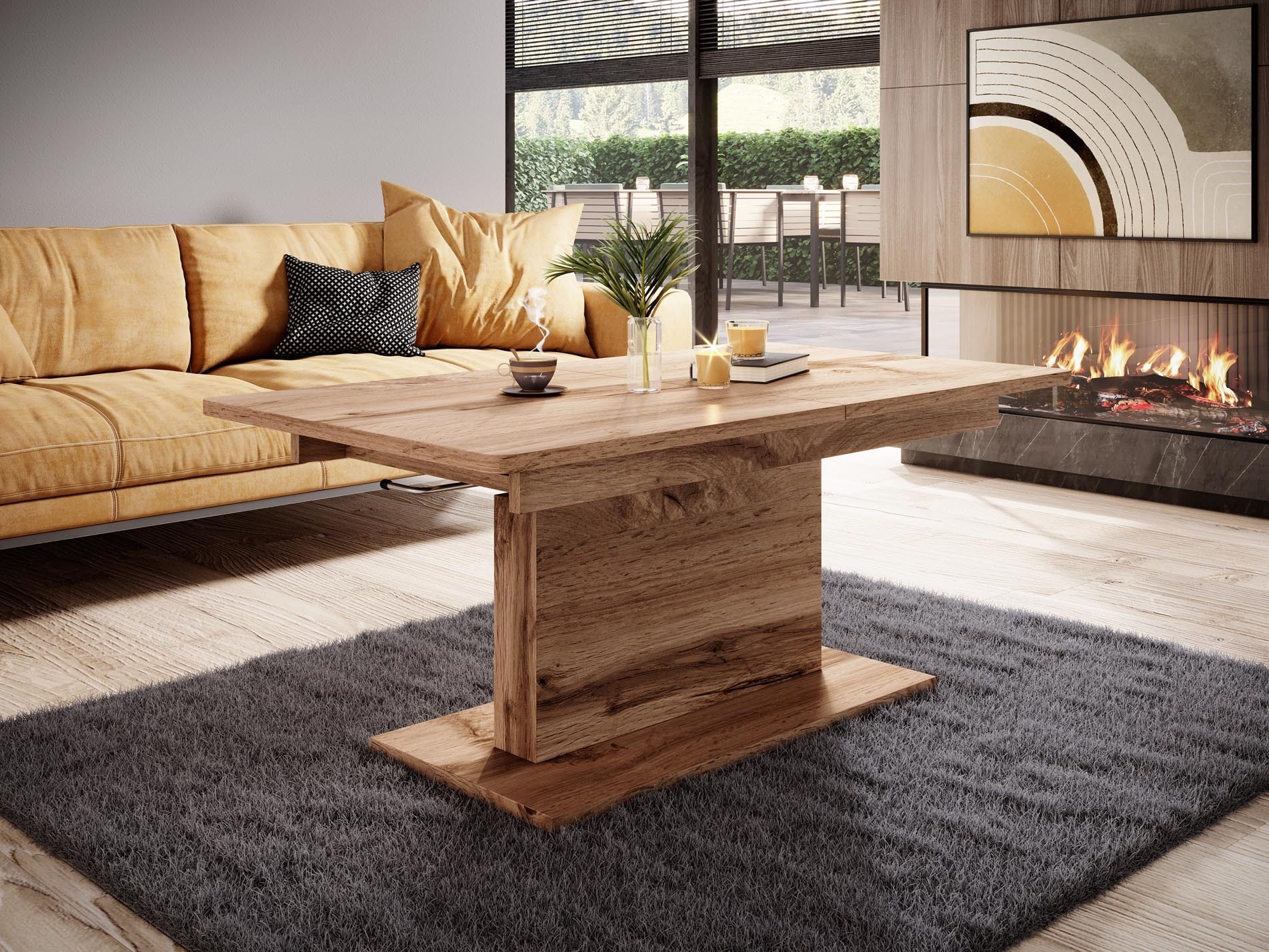 Couchtisch-Transformer Houston 1253 (Wotan Eiche)