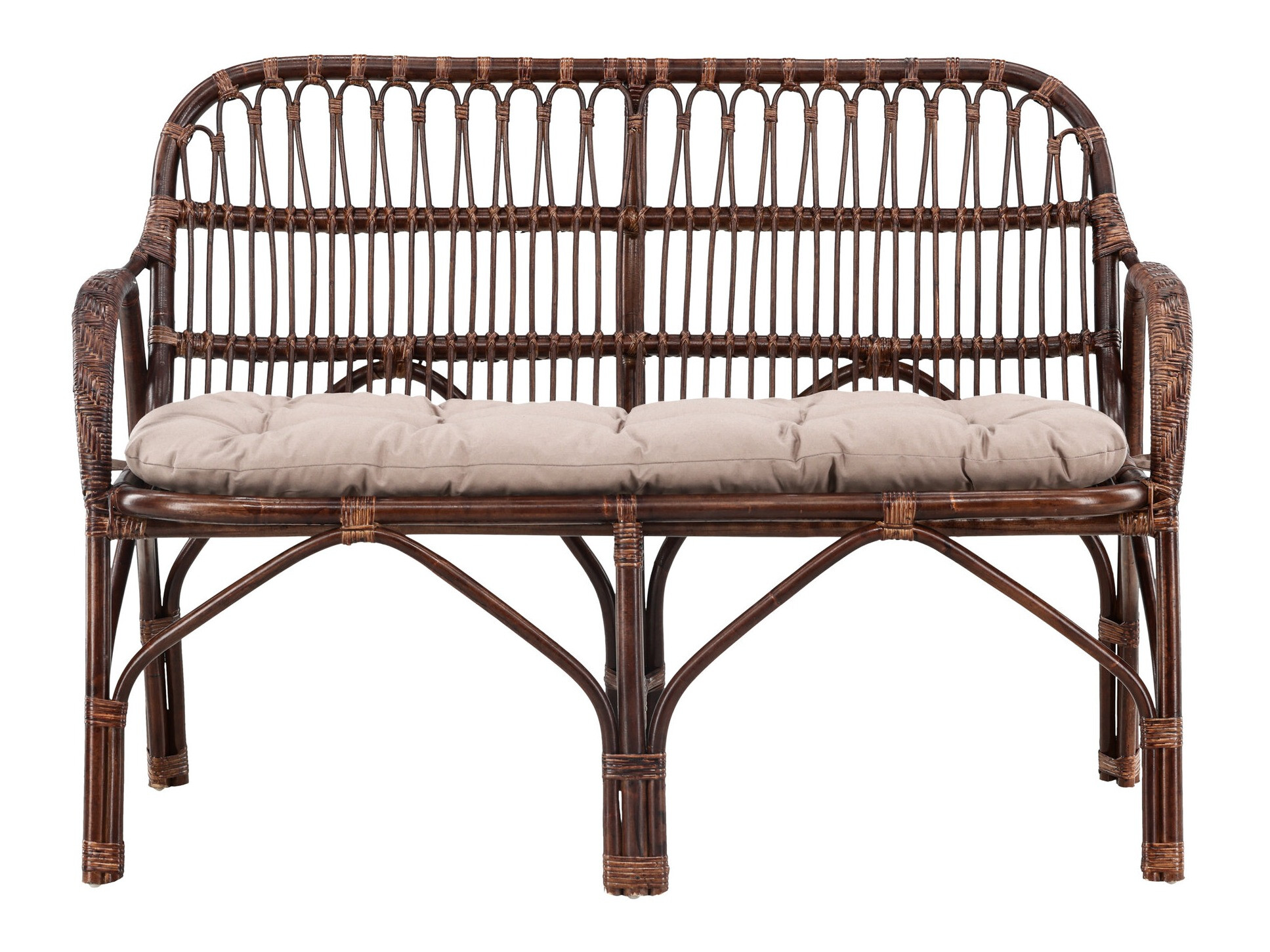 Gartensofa Dallas 5200 (Walnussholzoptik)