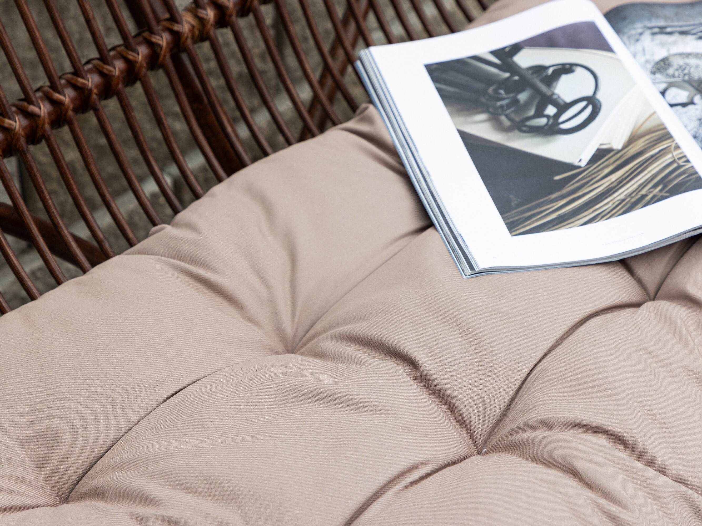 Gartensofa Dallas 5200 (Walnussholzoptik)