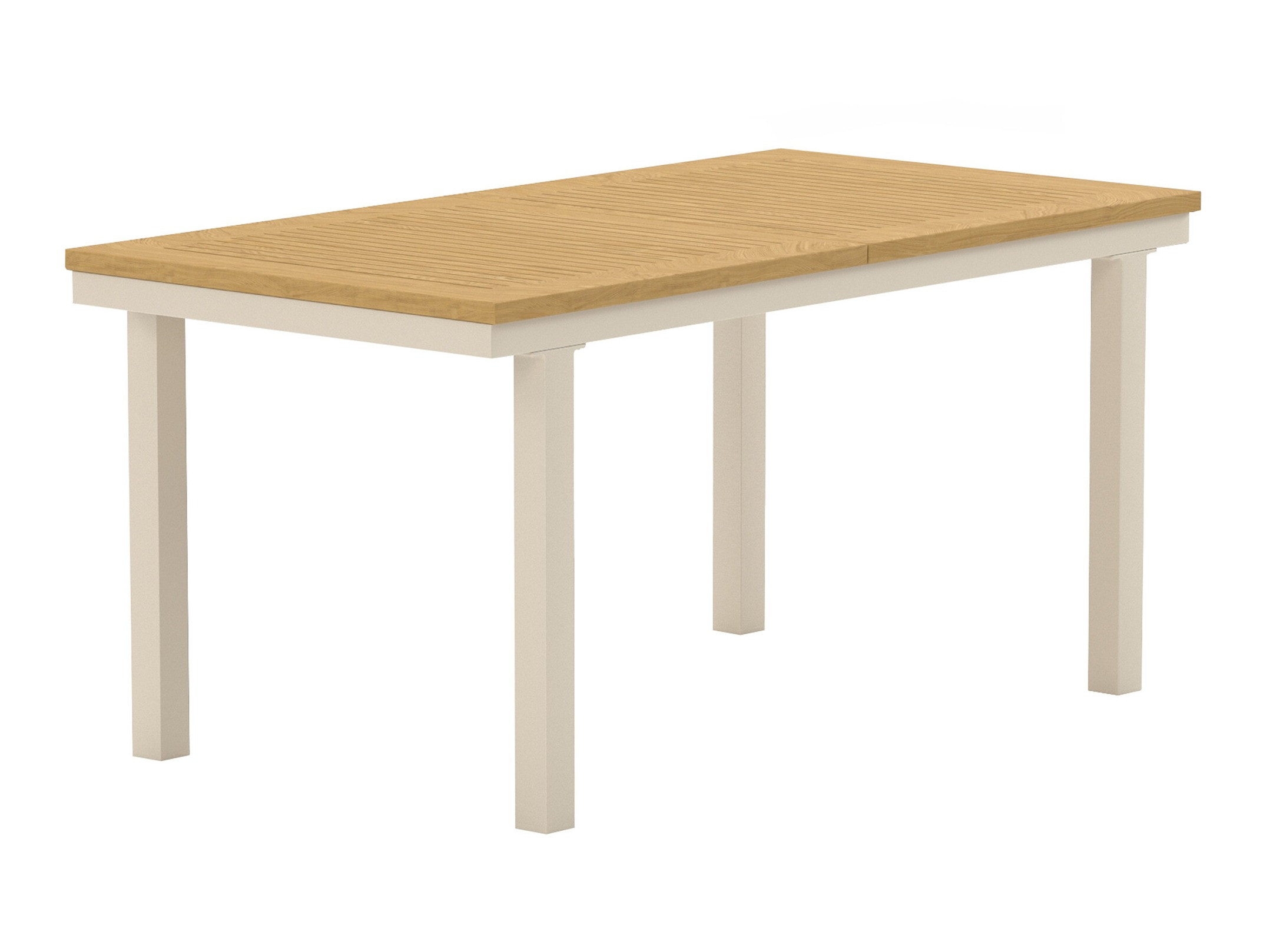 Gartentisch Dallas 809 (Teakholz + Beige)