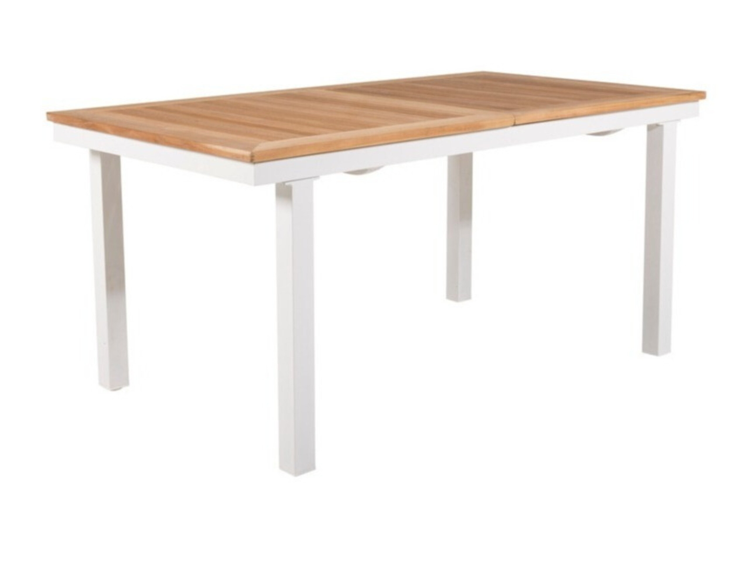 Gartentisch Dallas 809 (Teakholz + Weiß)