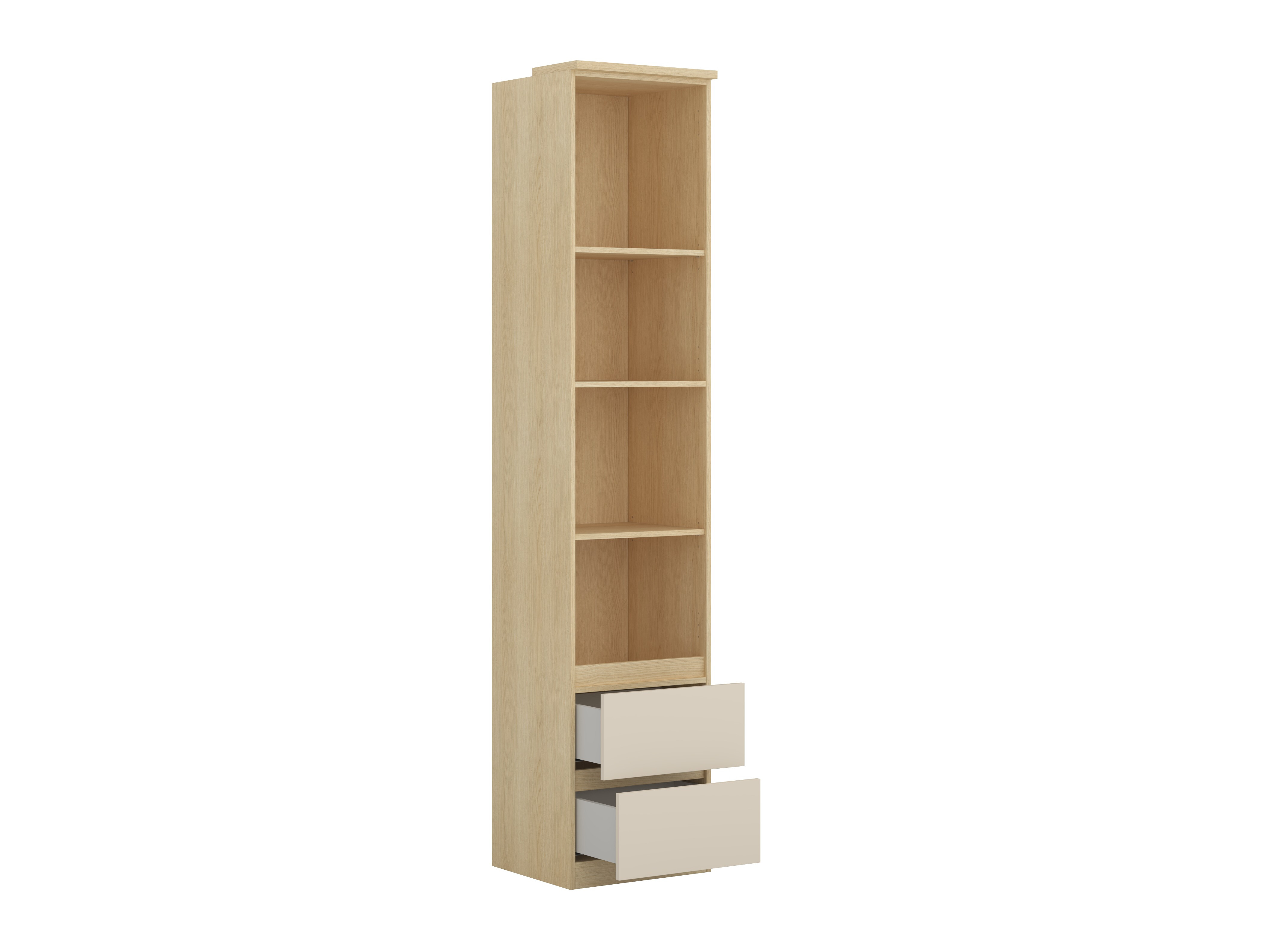 Möbel-Set Nolcala 121 (Eichenholzoptik + Beige)