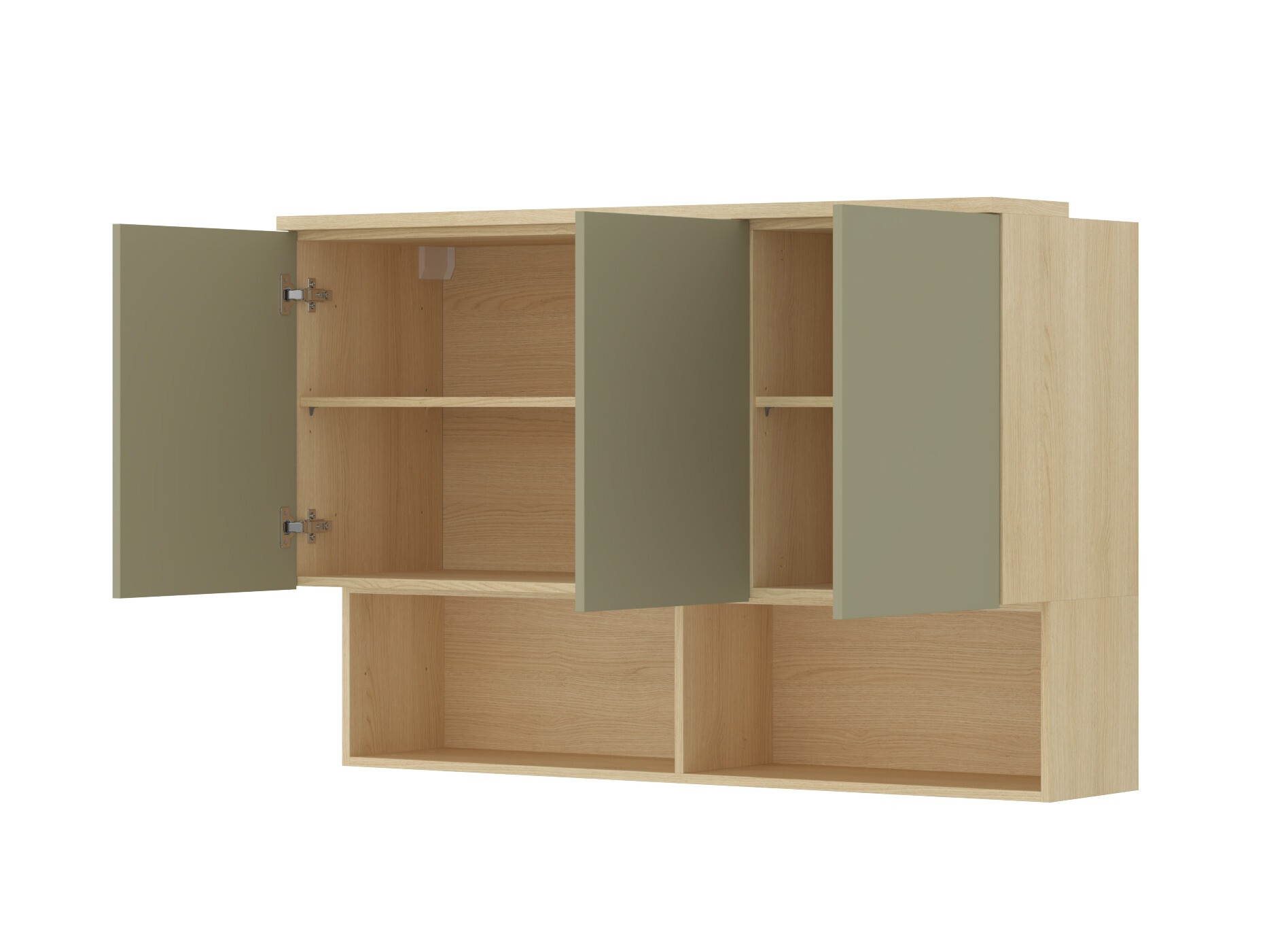 Möbel-Set Nolcala 121 (Eichenholzoptik + Eukalyptus)
