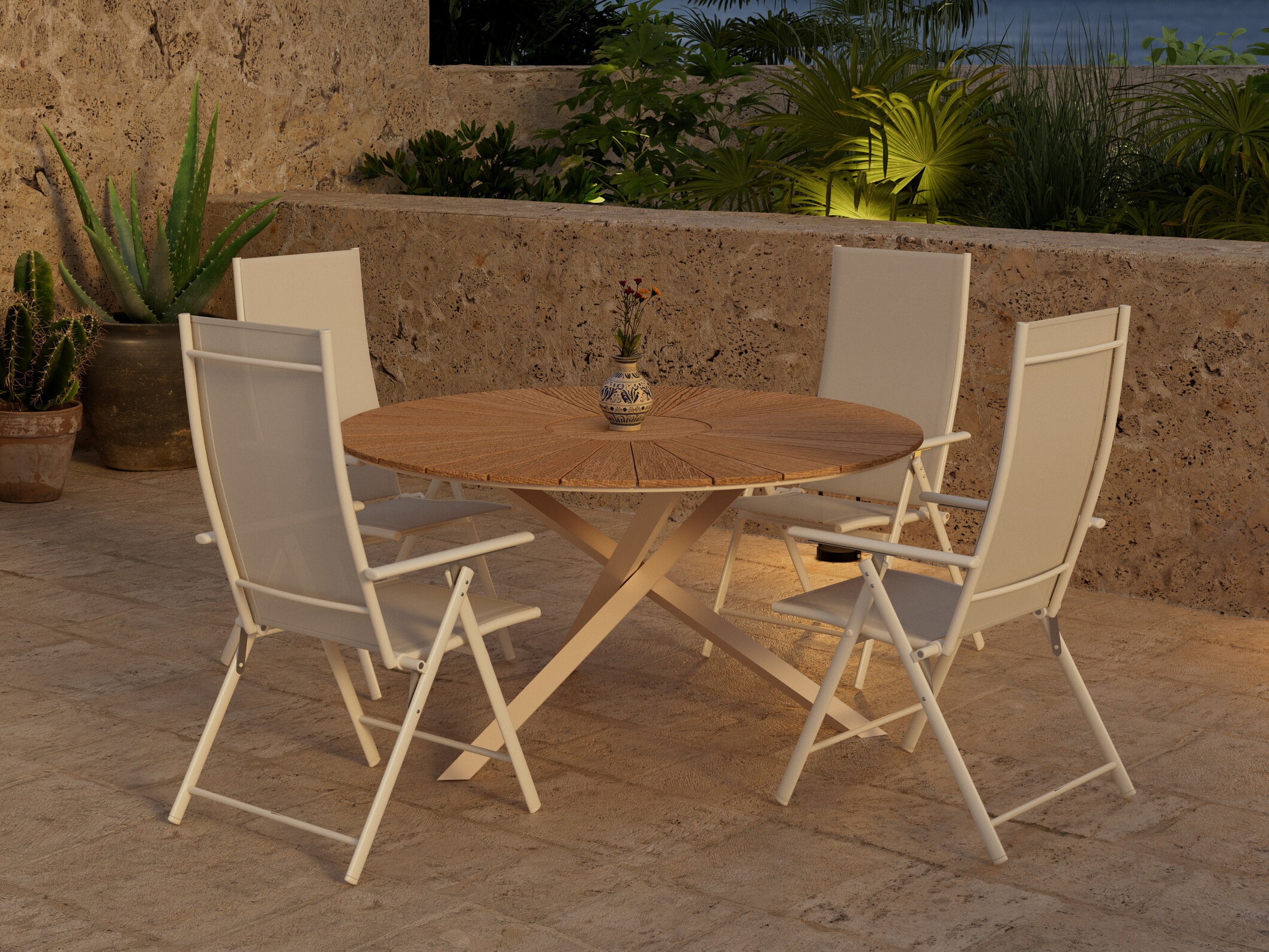 Tisch und Stühle Dallas 5209