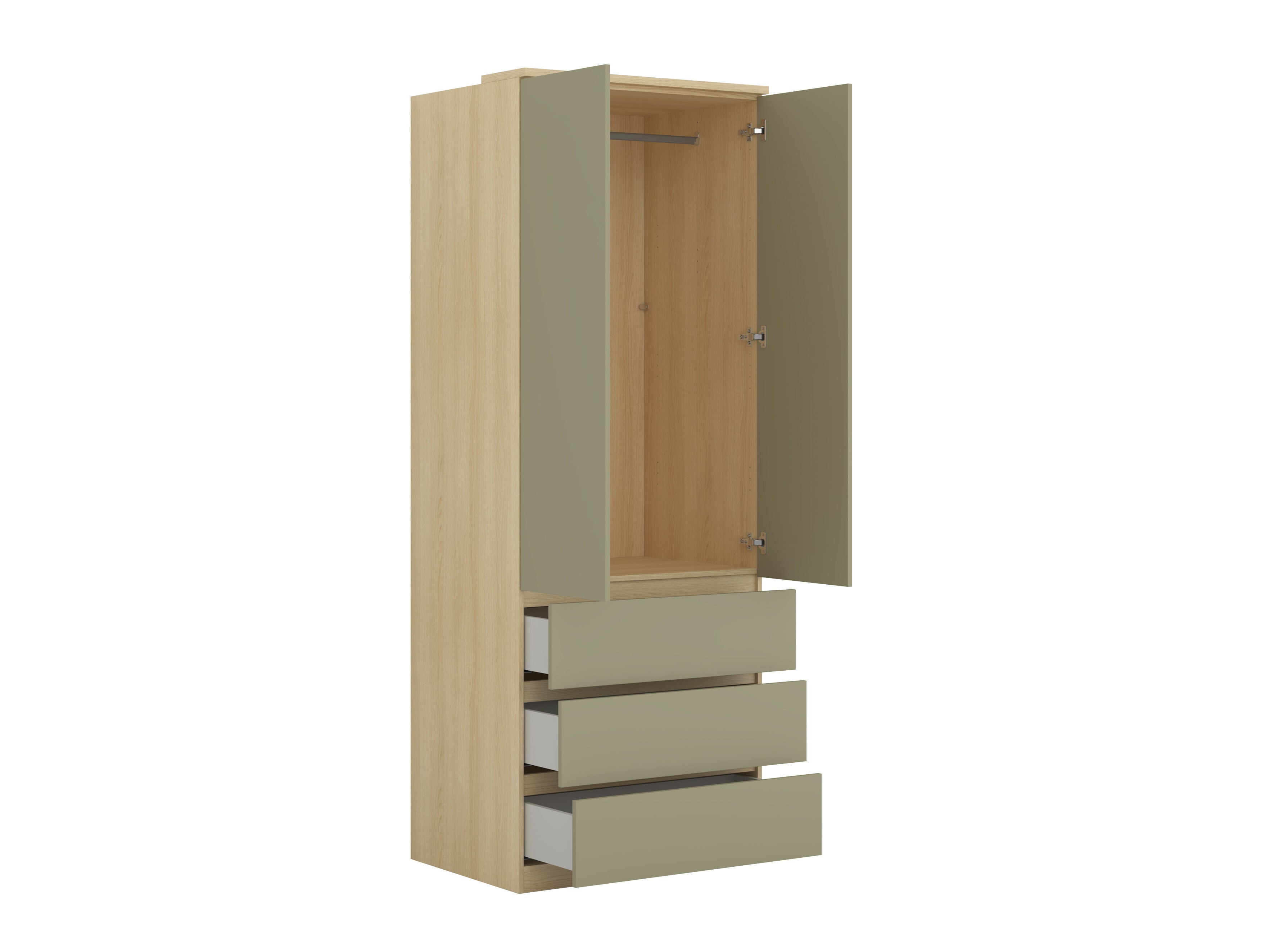 Möbel-Set Nolcala 122 (Eichenholzoptik + Eukalyptus)