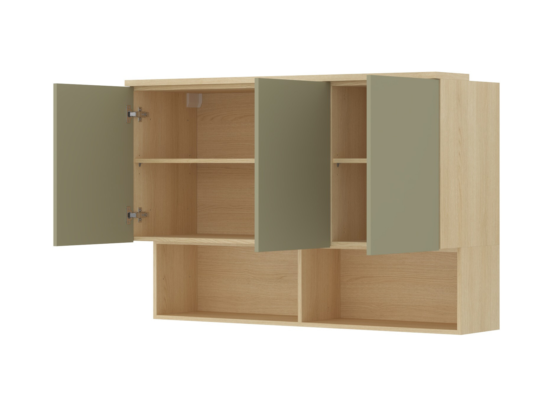 Möbel-Set Nolcala 122 (Eichenholzoptik + Eukalyptus)