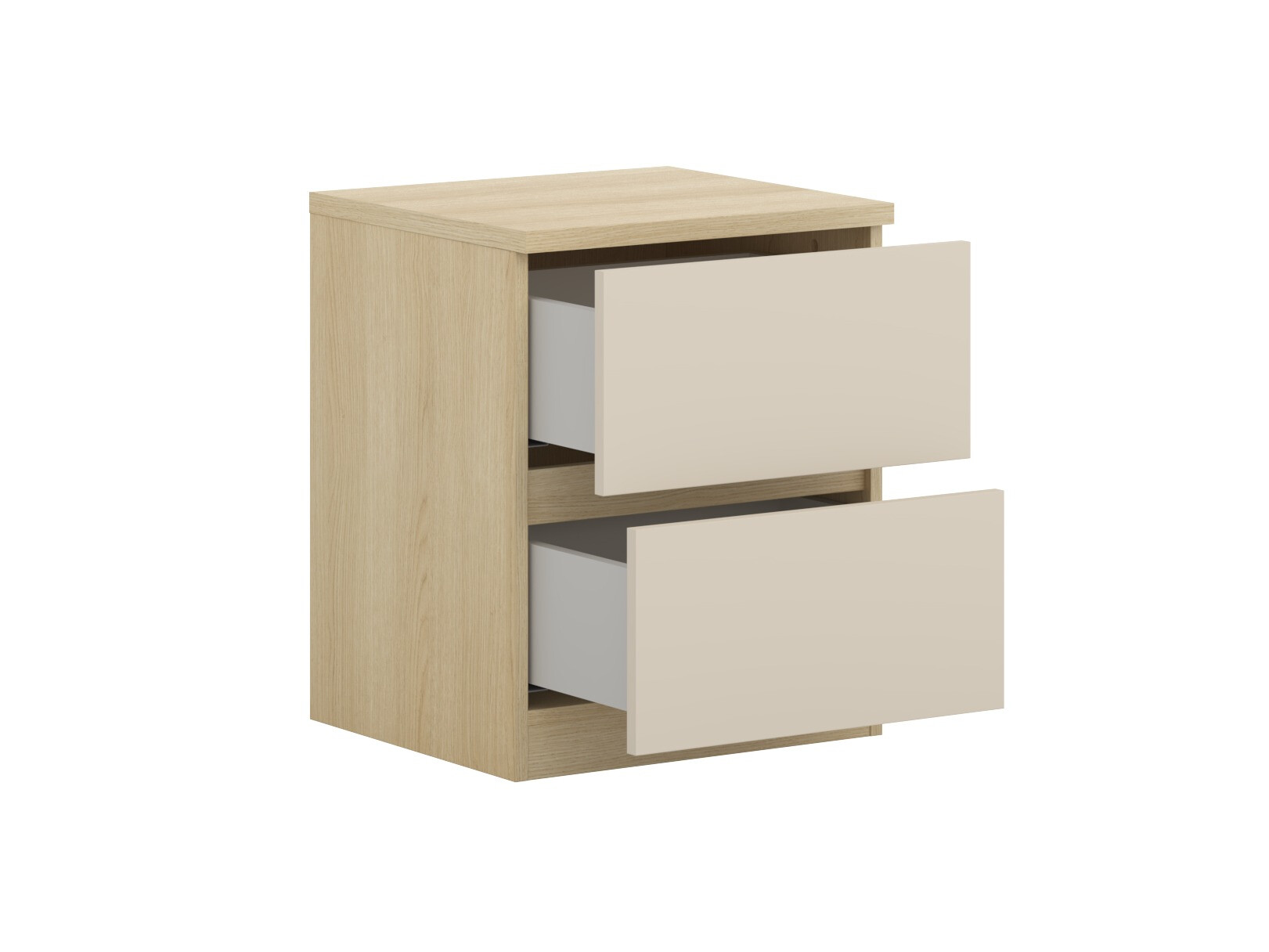 Möbel-Set Nolcala 123 (Eichenholzoptik + Beige)