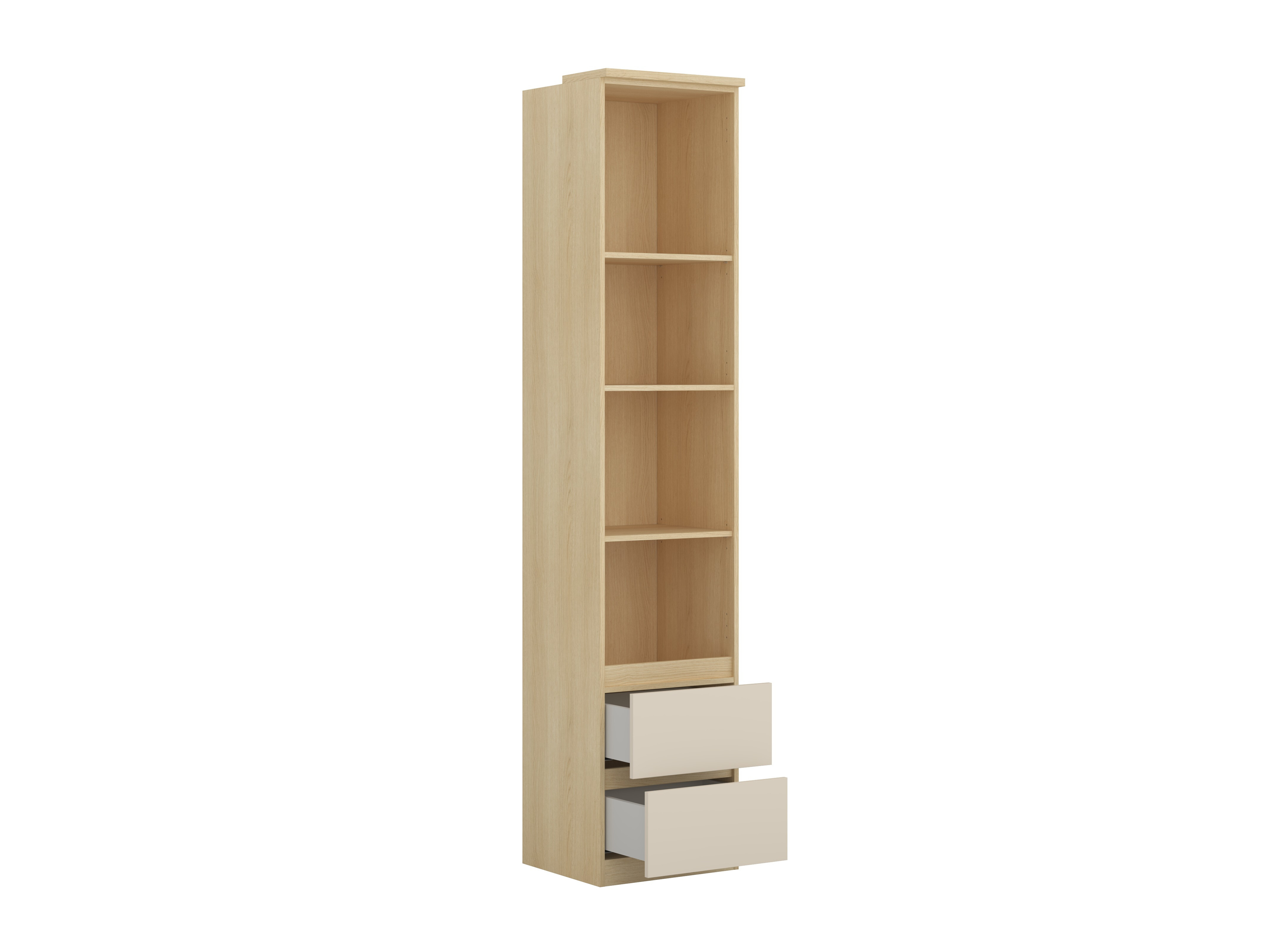 Möbel-Set Nolcala 123 (Eichenholzoptik + Beige)