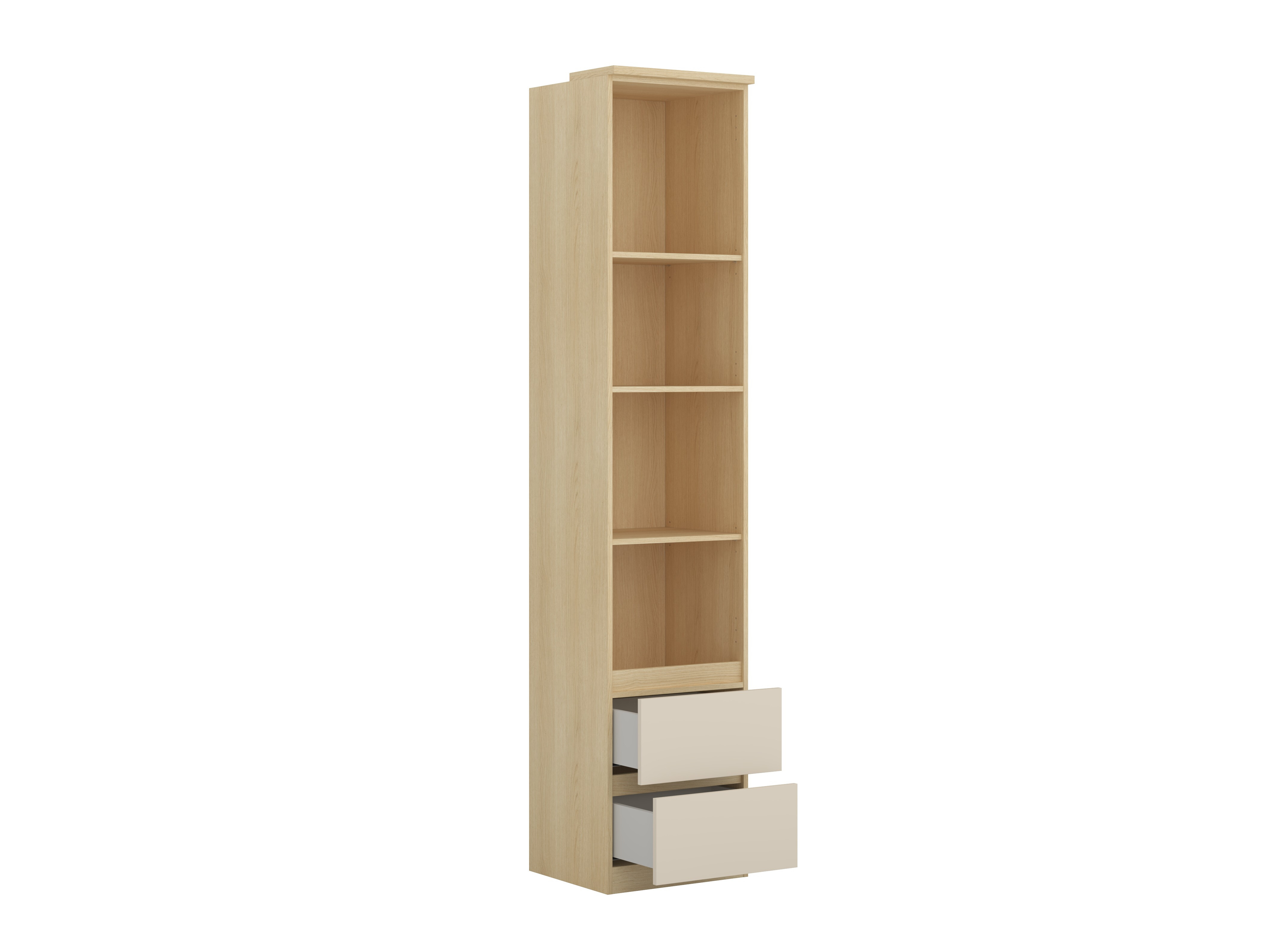 Möbel-Set Nolcala 123 (Eichenholzoptik + Beige)