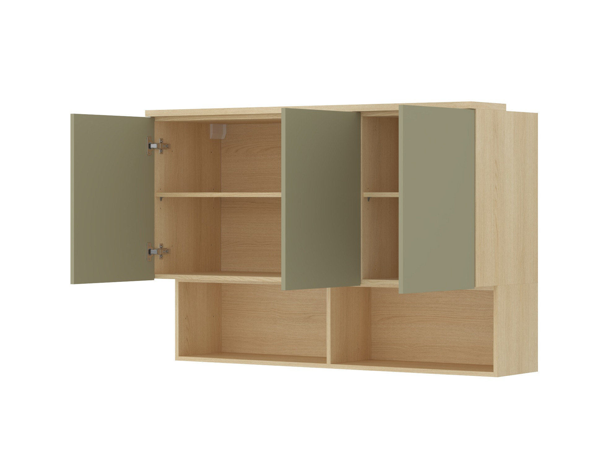 Möbel-Set Nolcala 123 (Eichenholzoptik + Eukalyptus)