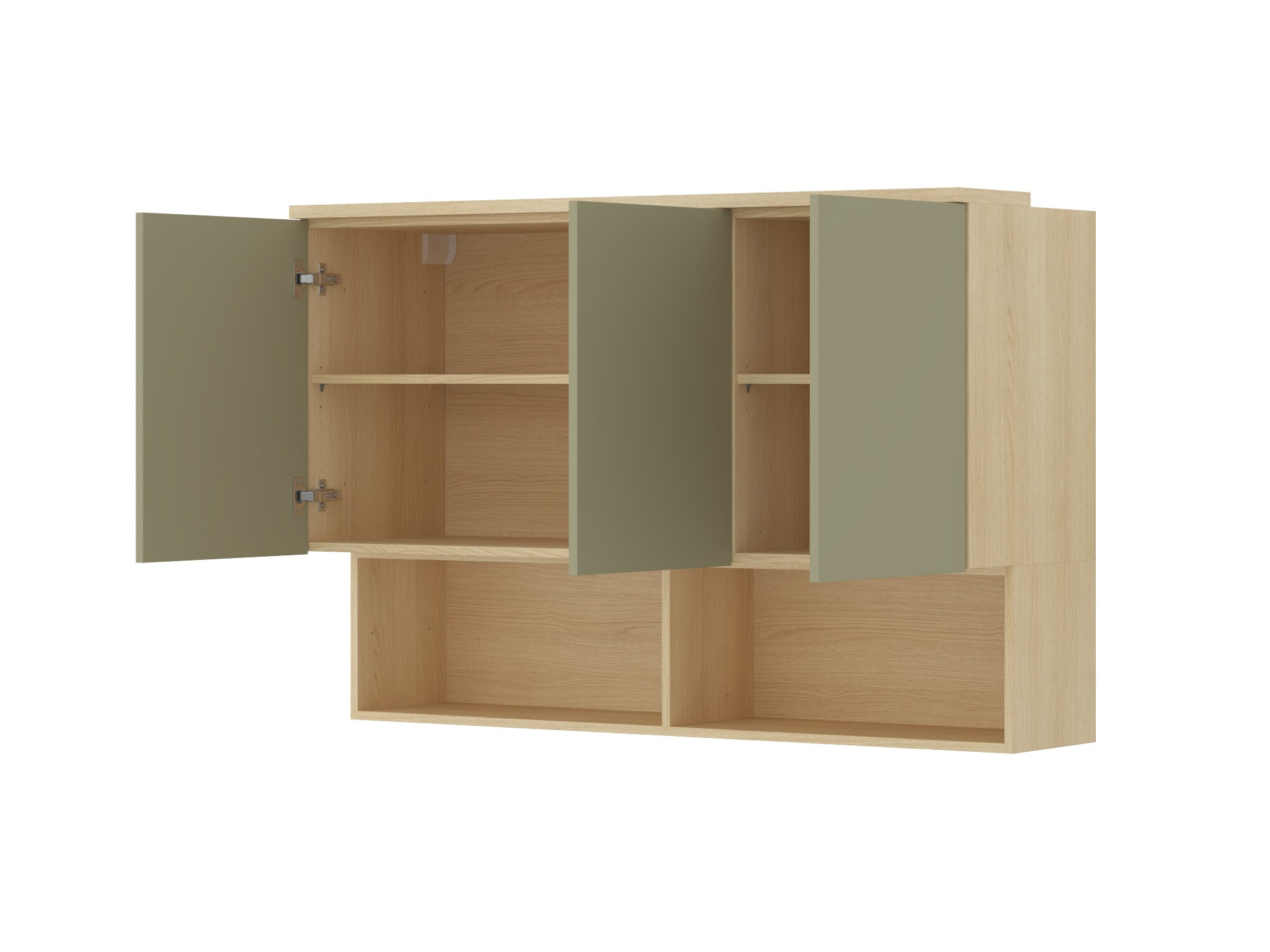 Möbel-Set Nolcala 123 (Eichenholzoptik + Eukalyptus)