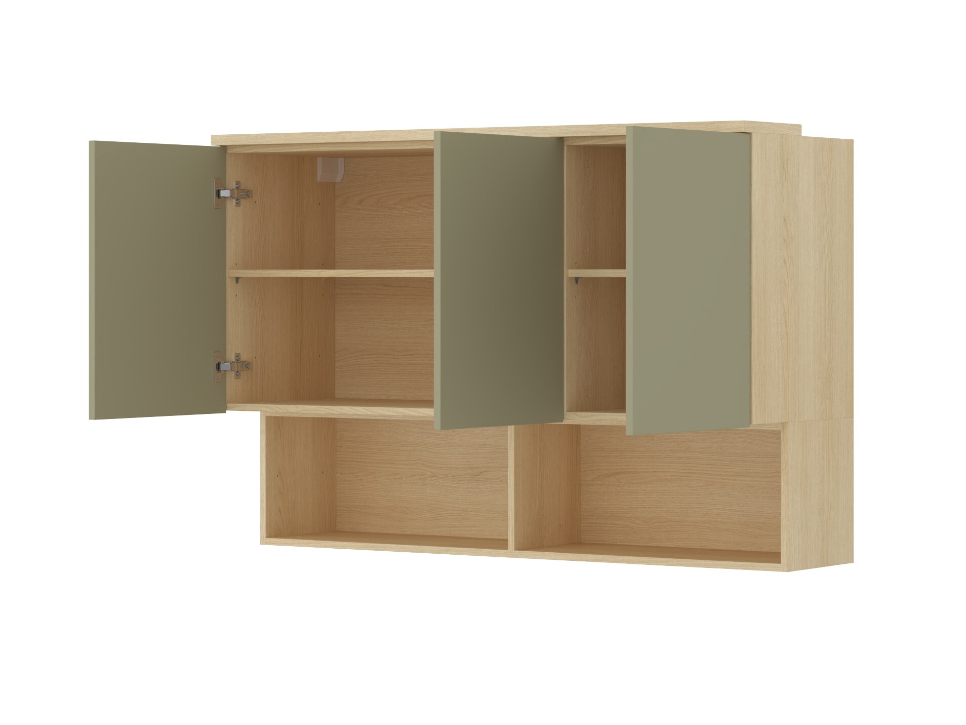 Möbel-Set Nolcala 123 (Eichenholzoptik + Eukalyptus)