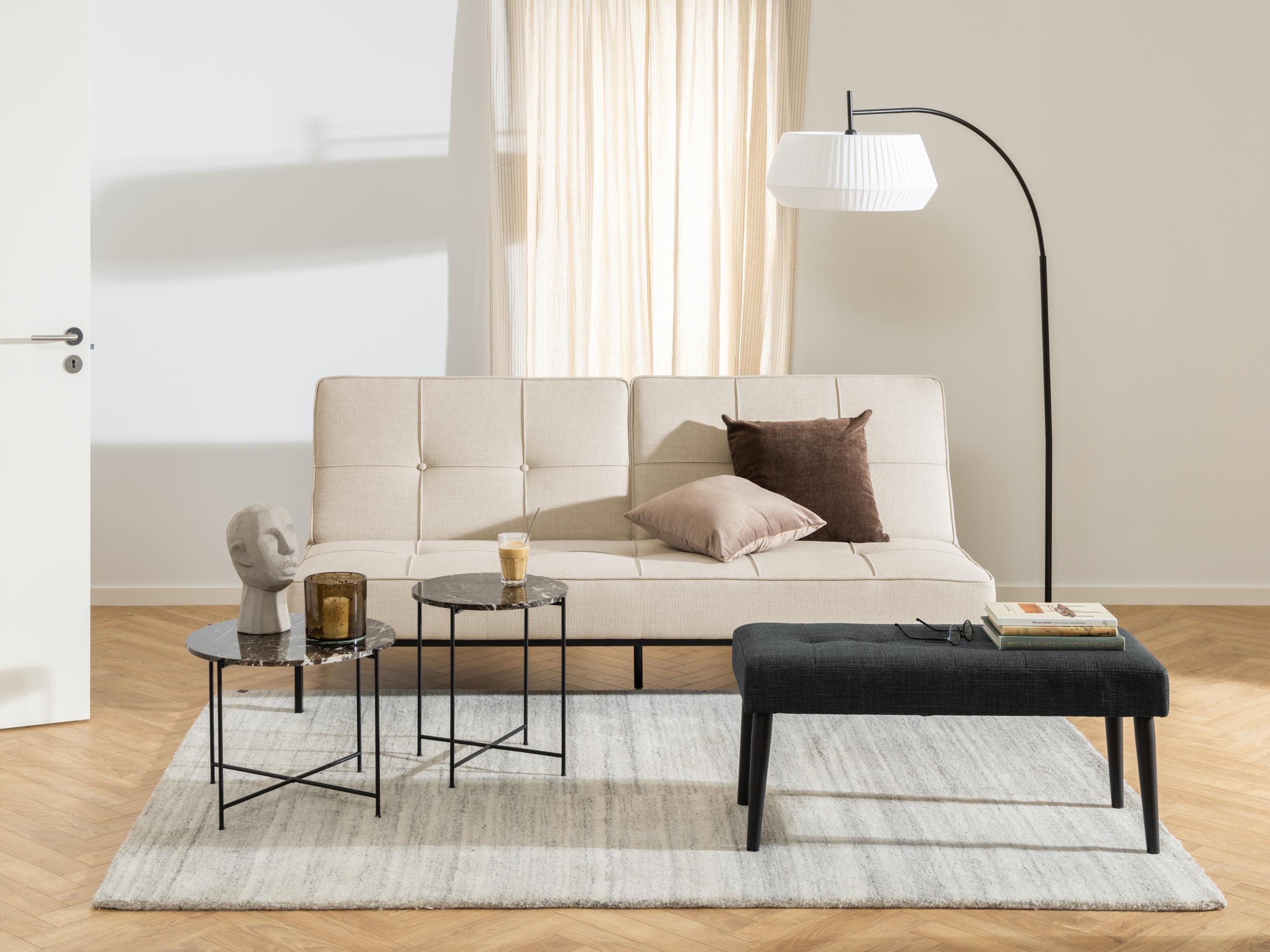 Schlafsofa Norsica 243 (Beige)