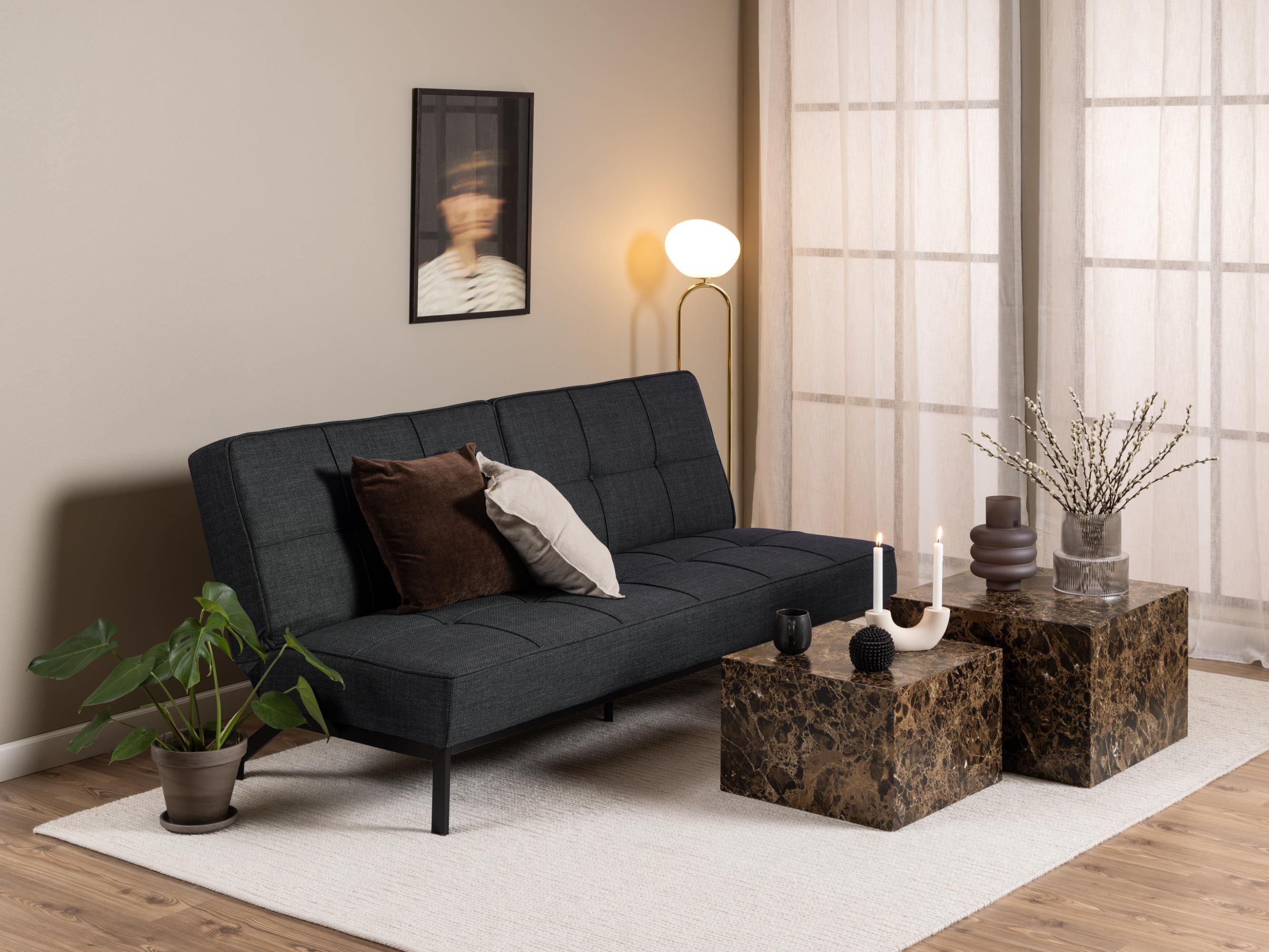 Schlafsofa Norsica 243 (Dunkelgrau)