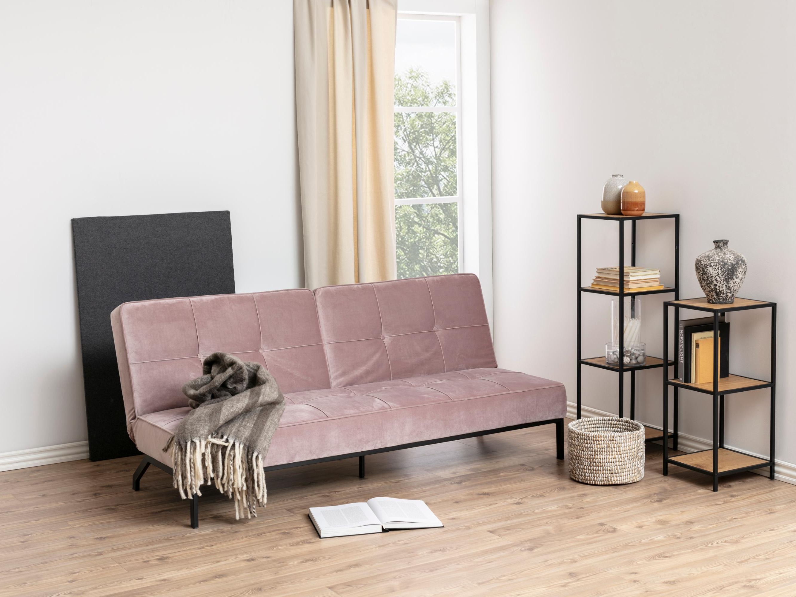 Schlafsofa Norsica 243 (Rosa)