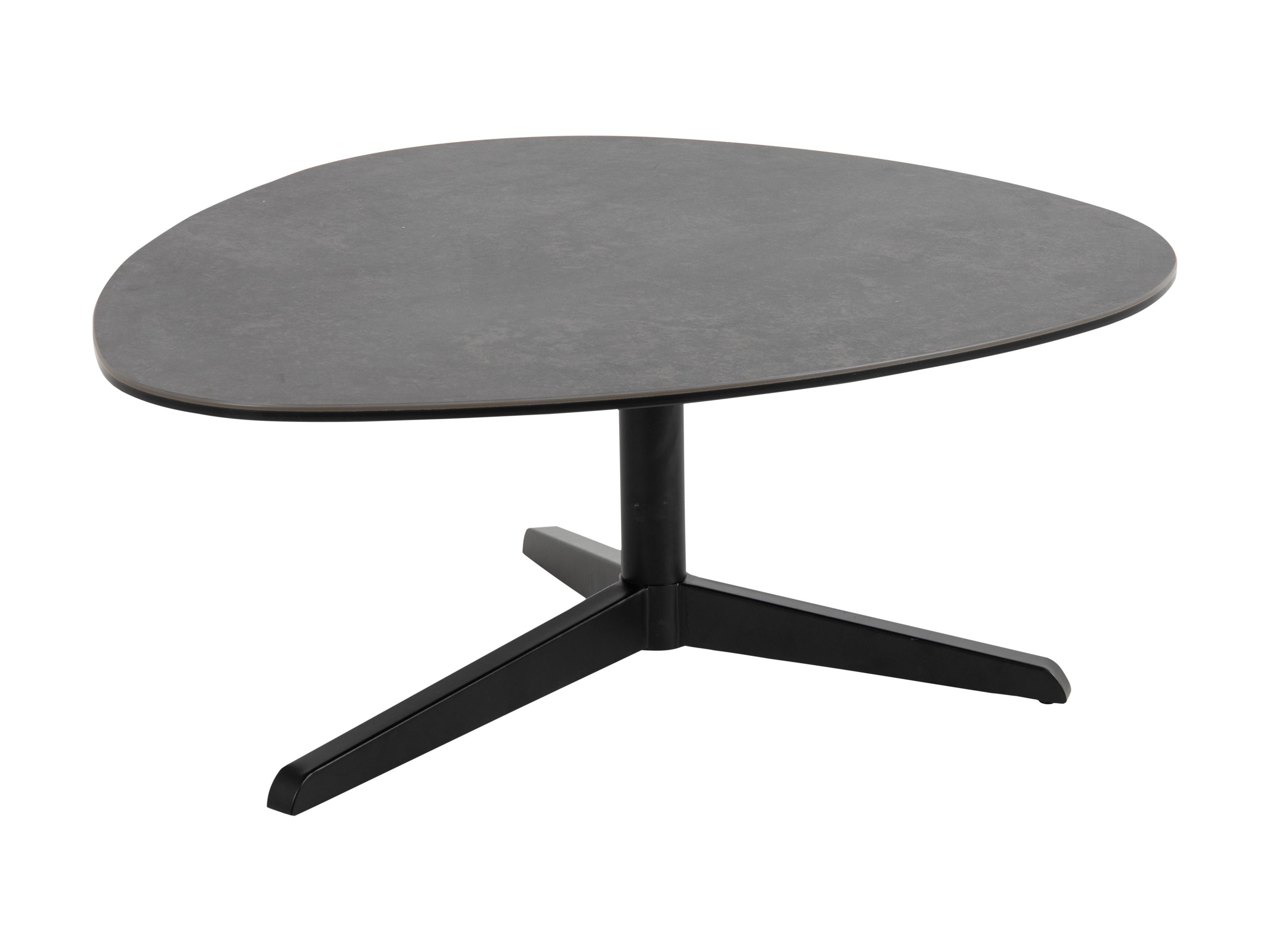Couchtisch Norsica 480 (Schwarz + Dunkelgrau)
