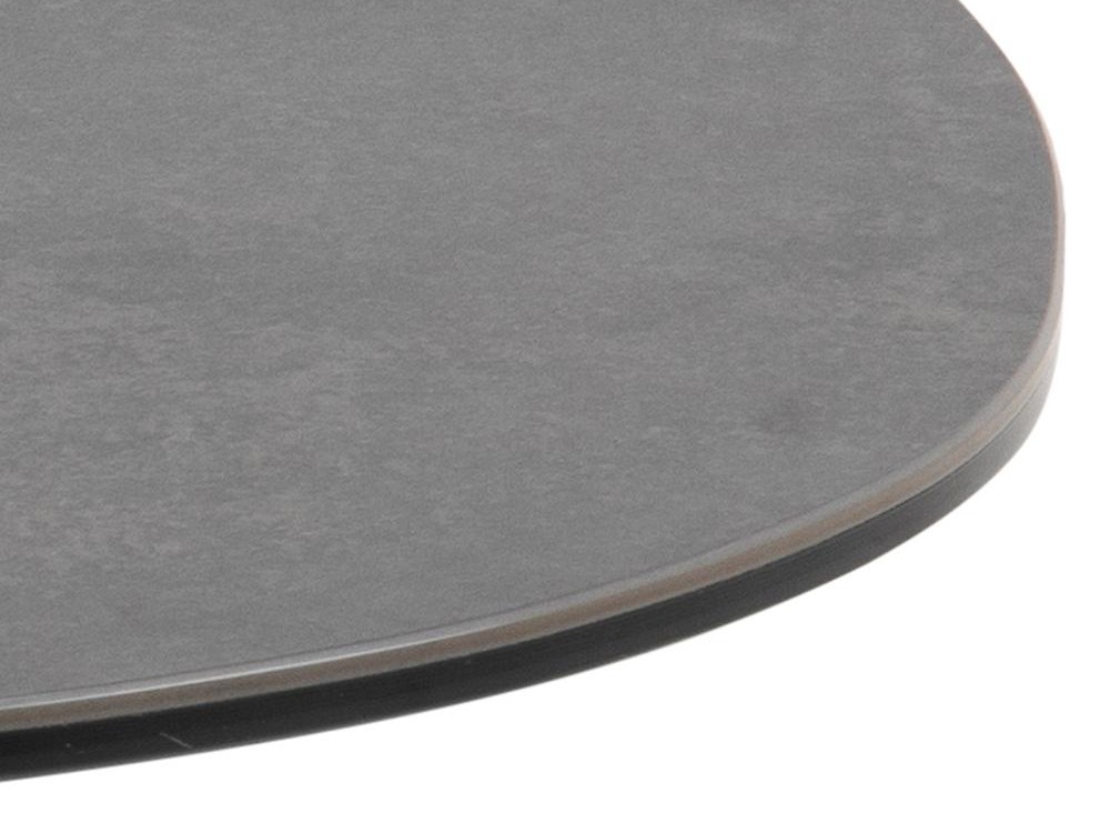 Couchtisch Norsica 480 (Schwarz + Dunkelgrau)