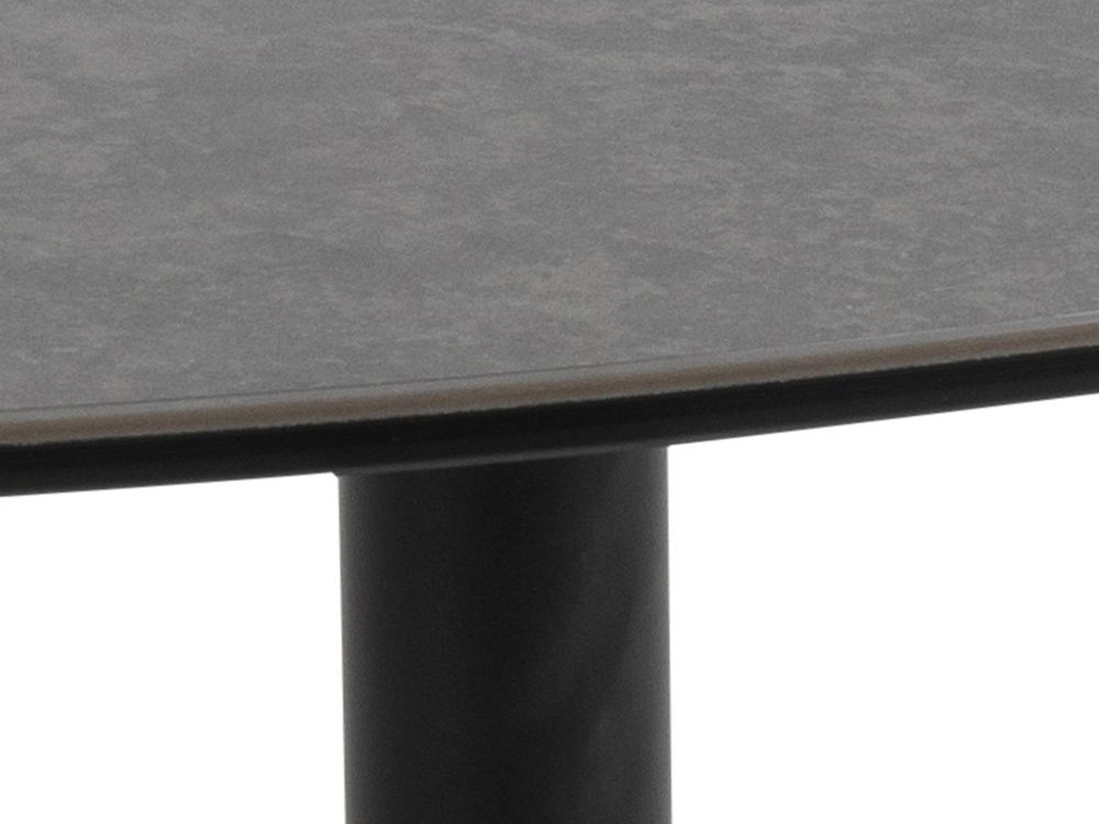Couchtisch Norsica 480 (Schwarz + Dunkelgrau)