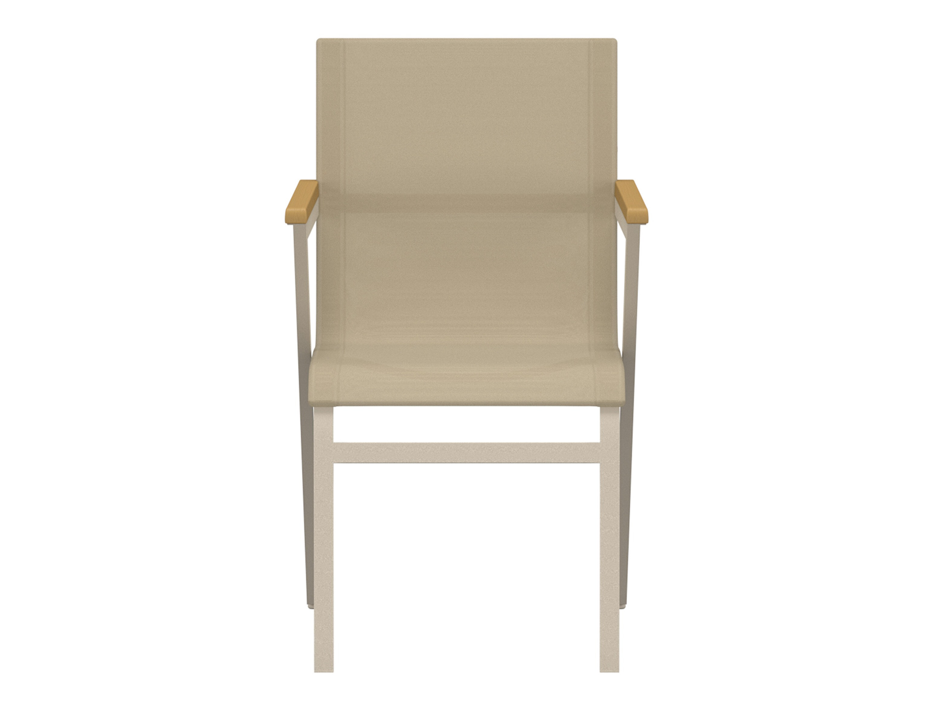 Tisch und Stühle Dallas 5203 (Teakholz + Beige)
