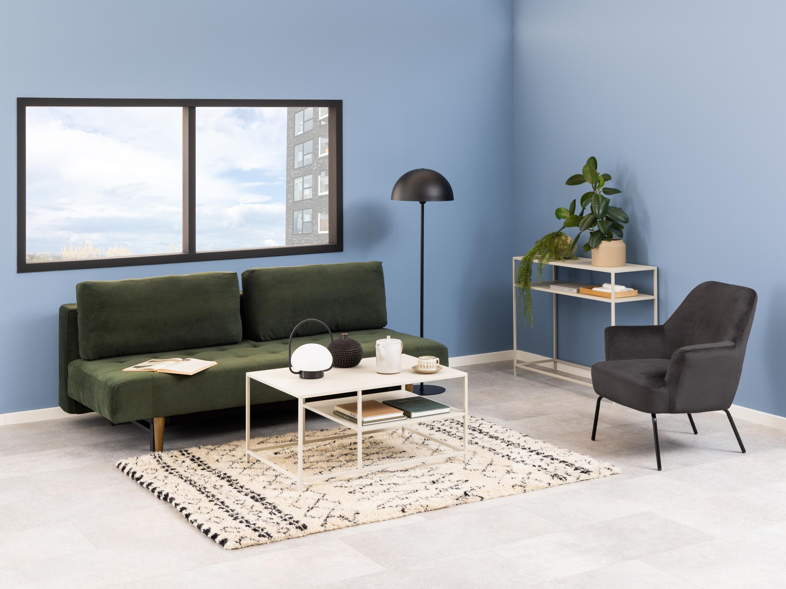 Schlafsofa Norsica 491 (Dunkelgrün)
