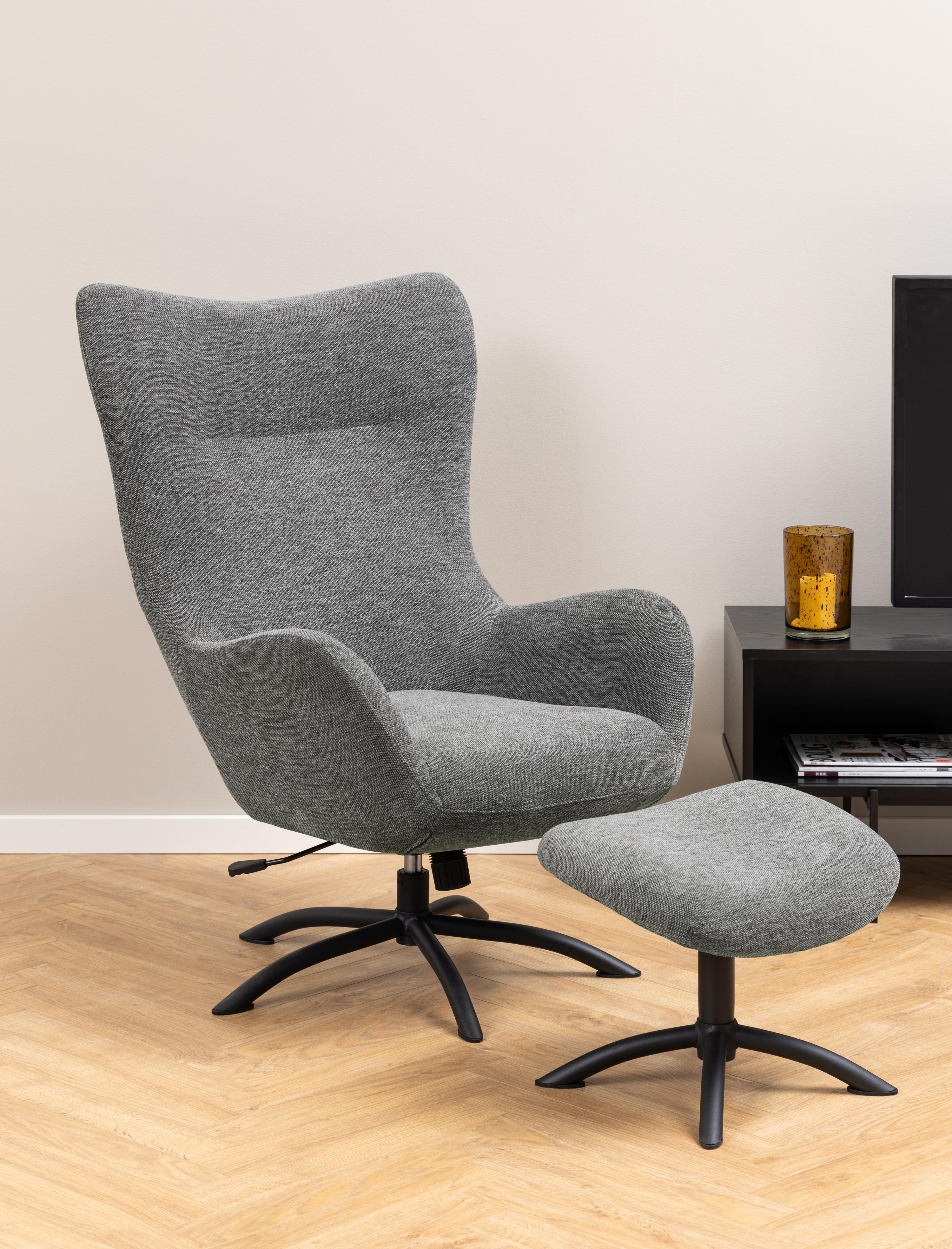 Sessel Norsica 490 (Schwarz + Grau)