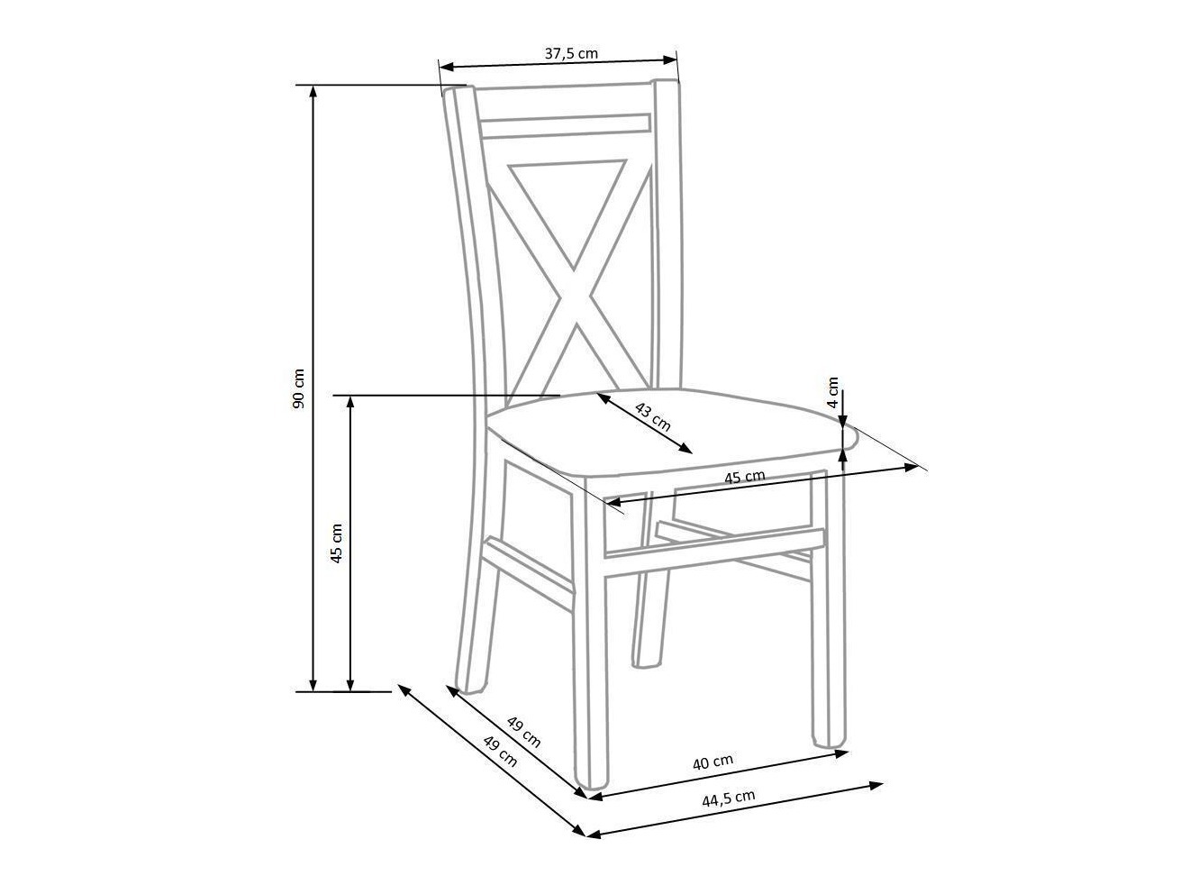 Stuhl Houston 259 (Kaschmir)
