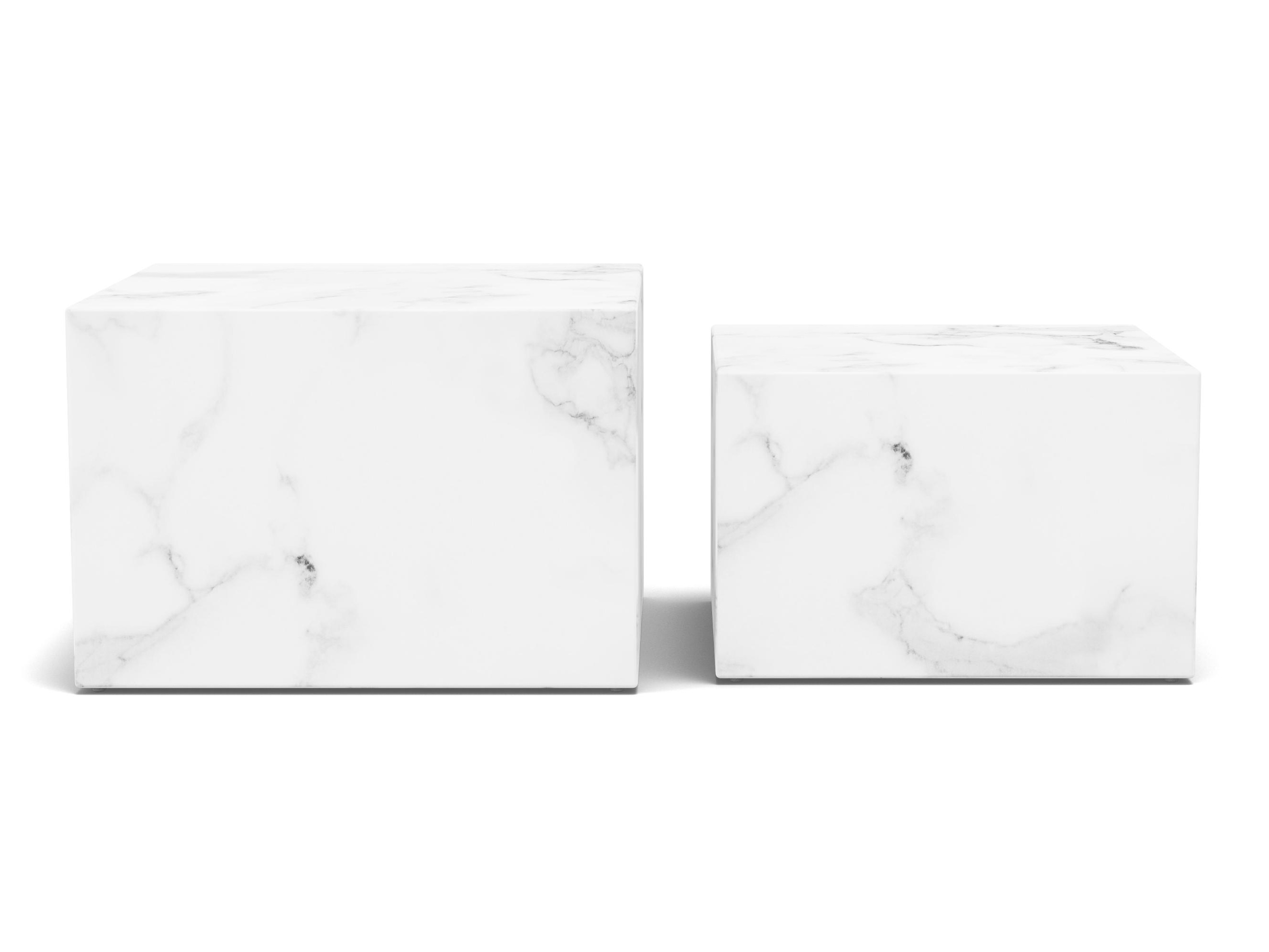 Couchtischset Norsica 603 (Weißer Marmor)