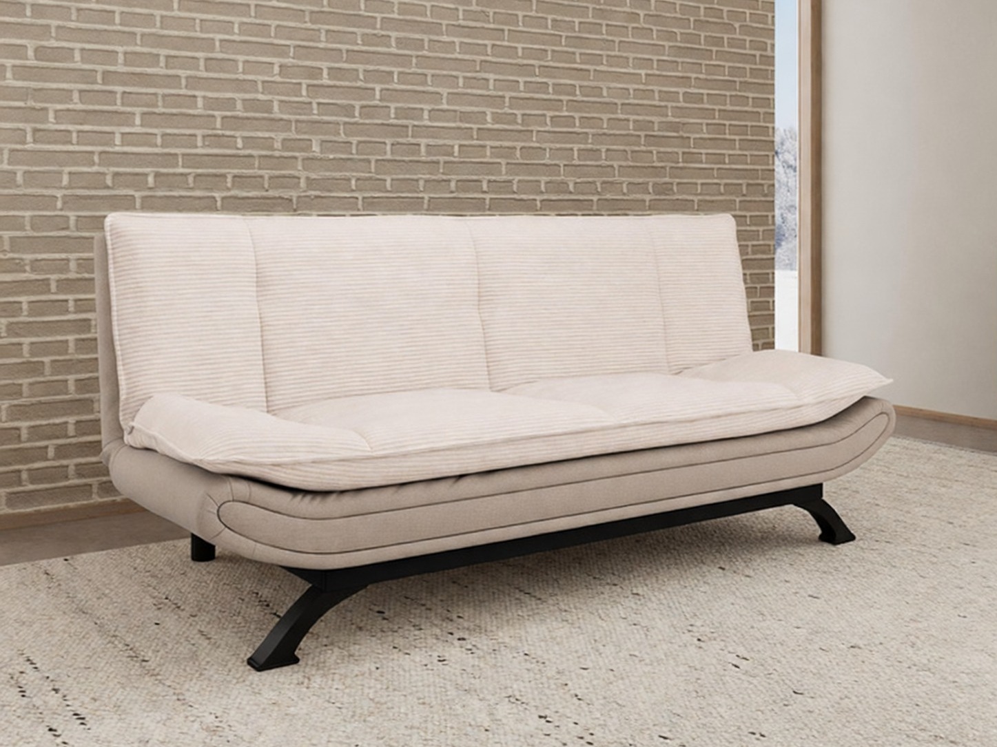 Schlafsofa Norsica 279 (Lincoln 03 + Nea 25)