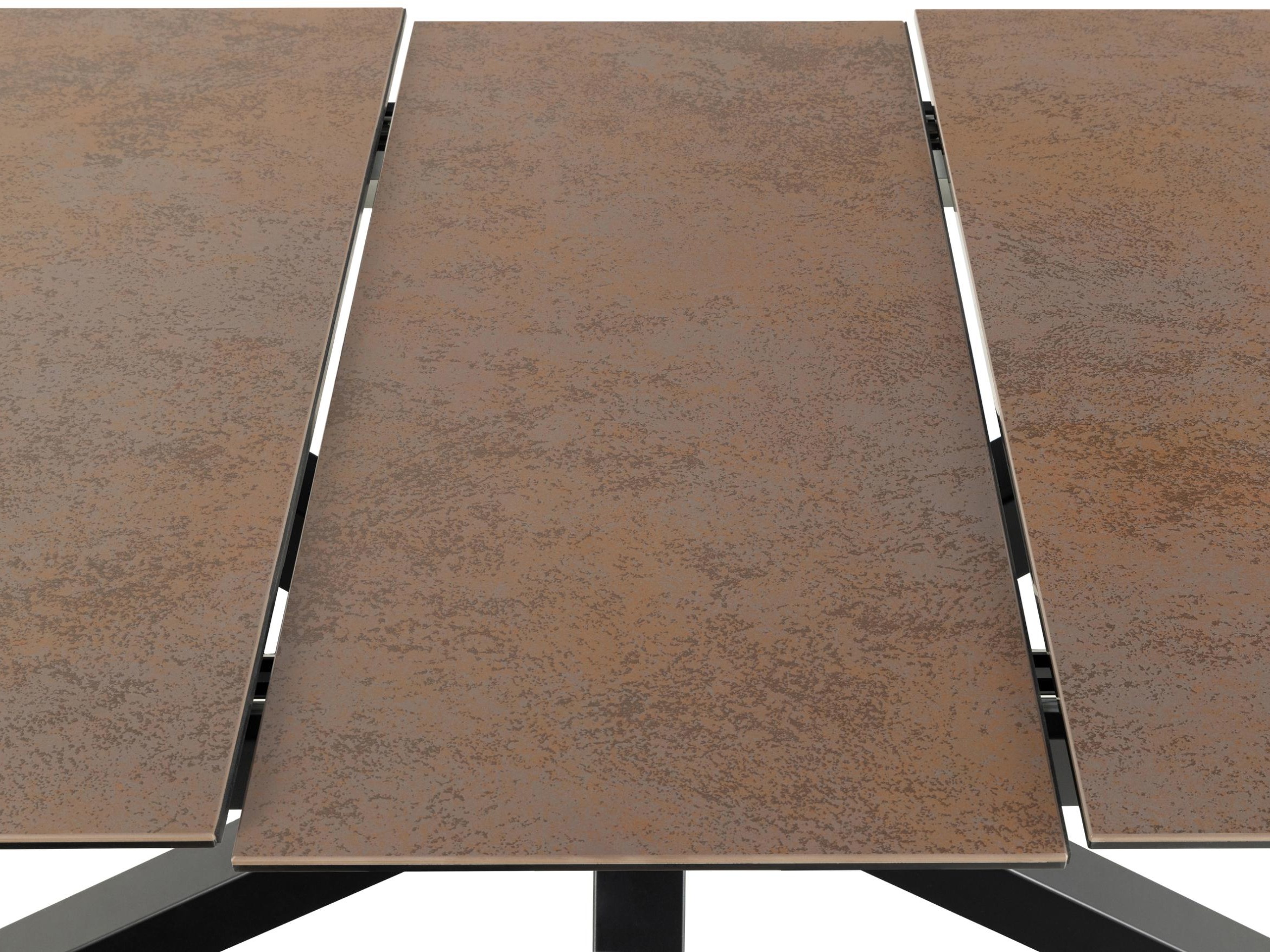 Tisch Norsica 676 (Schwarz + Braun)