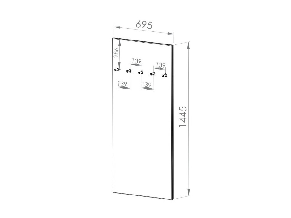 Flurgarnitur Fiolevo 106