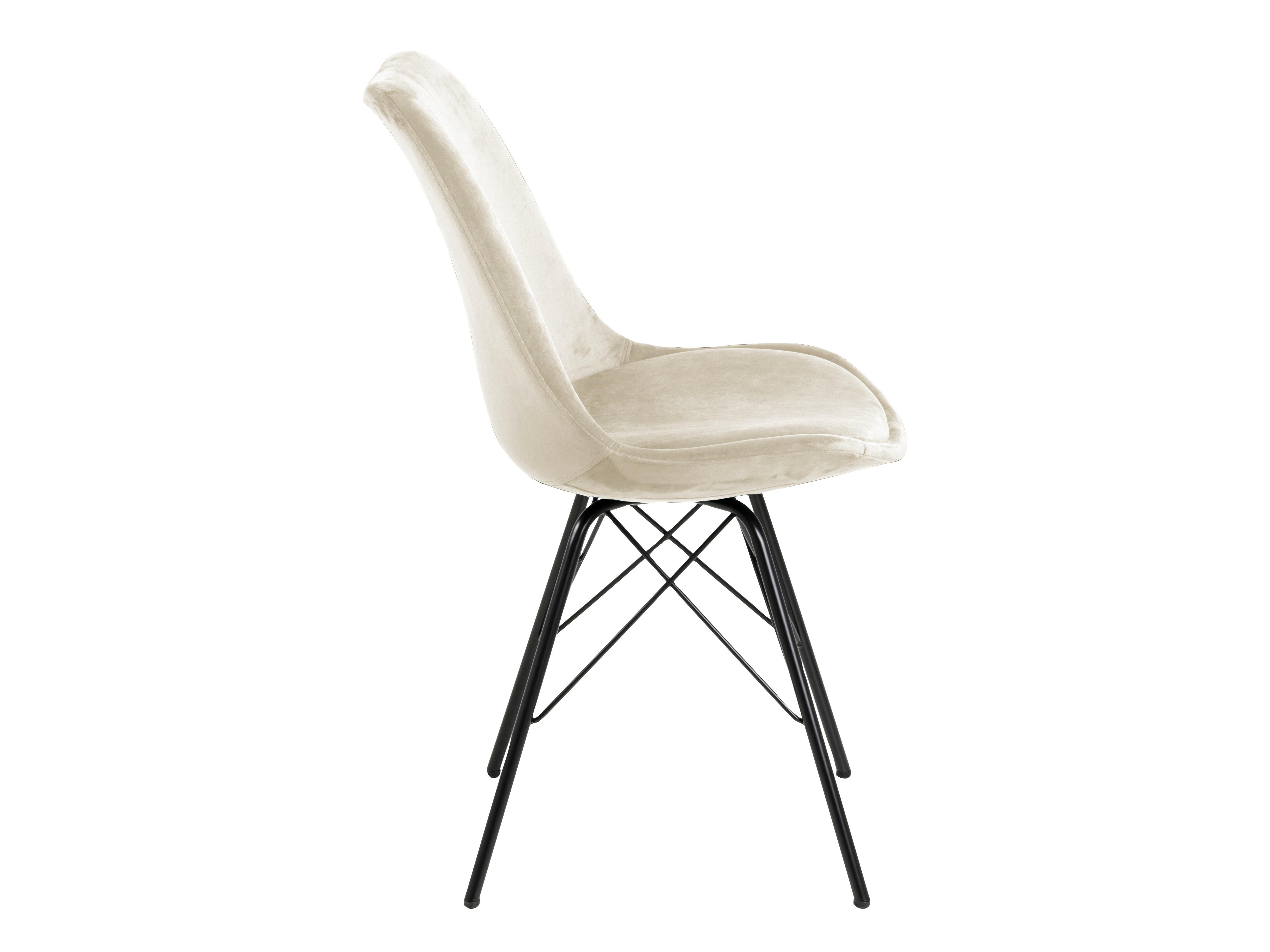 Stuhl Norsica 329 (Cremefarben + Schwarz)