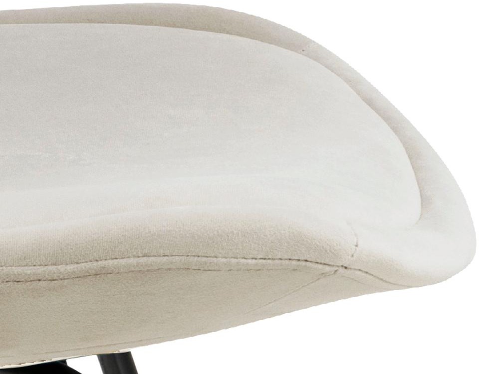 Stuhl Norsica 329 (Cremefarben + Schwarz)