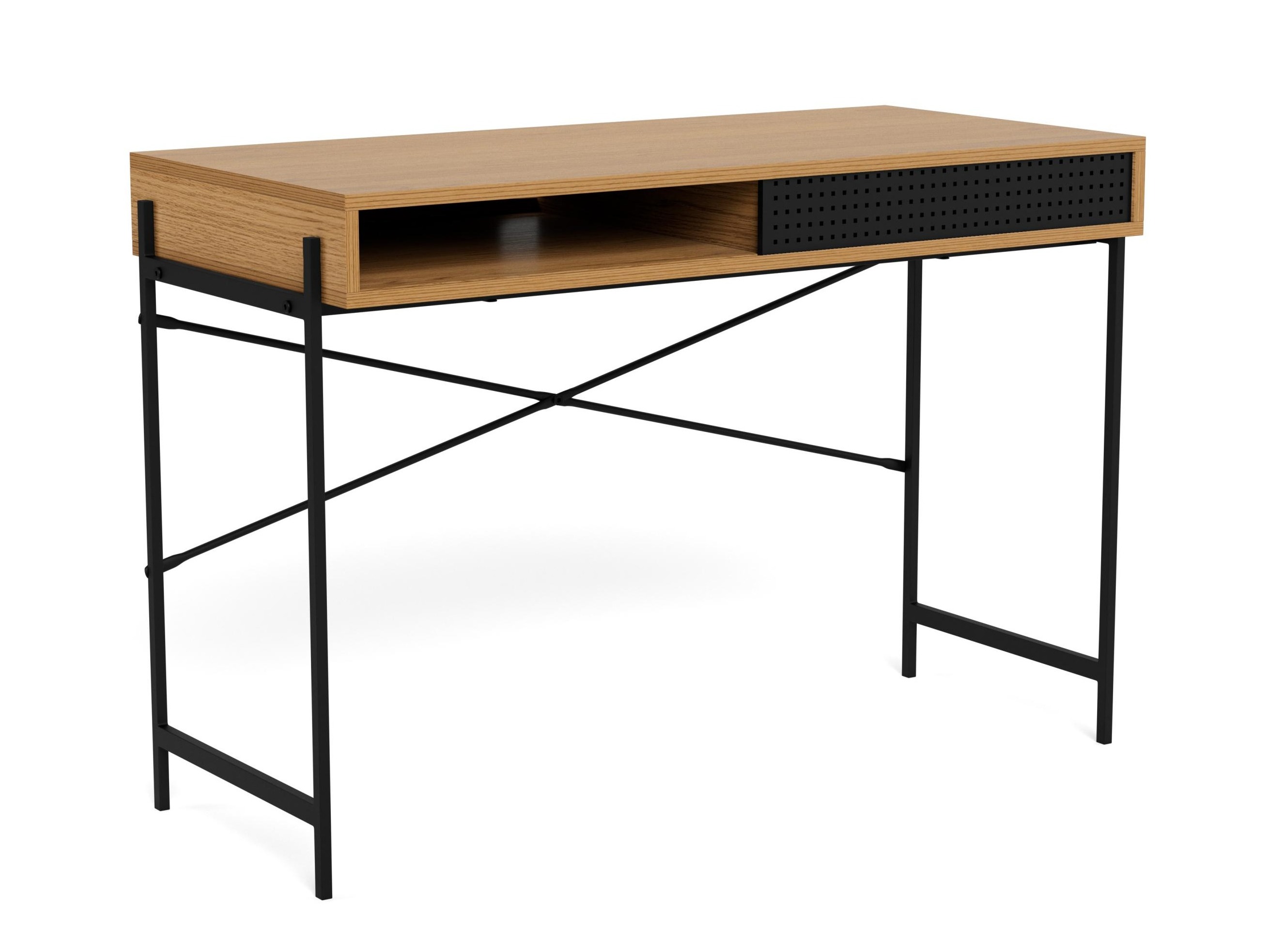 Bürotisch Norsica Levsori 105 (Wildeichenholzoptik)