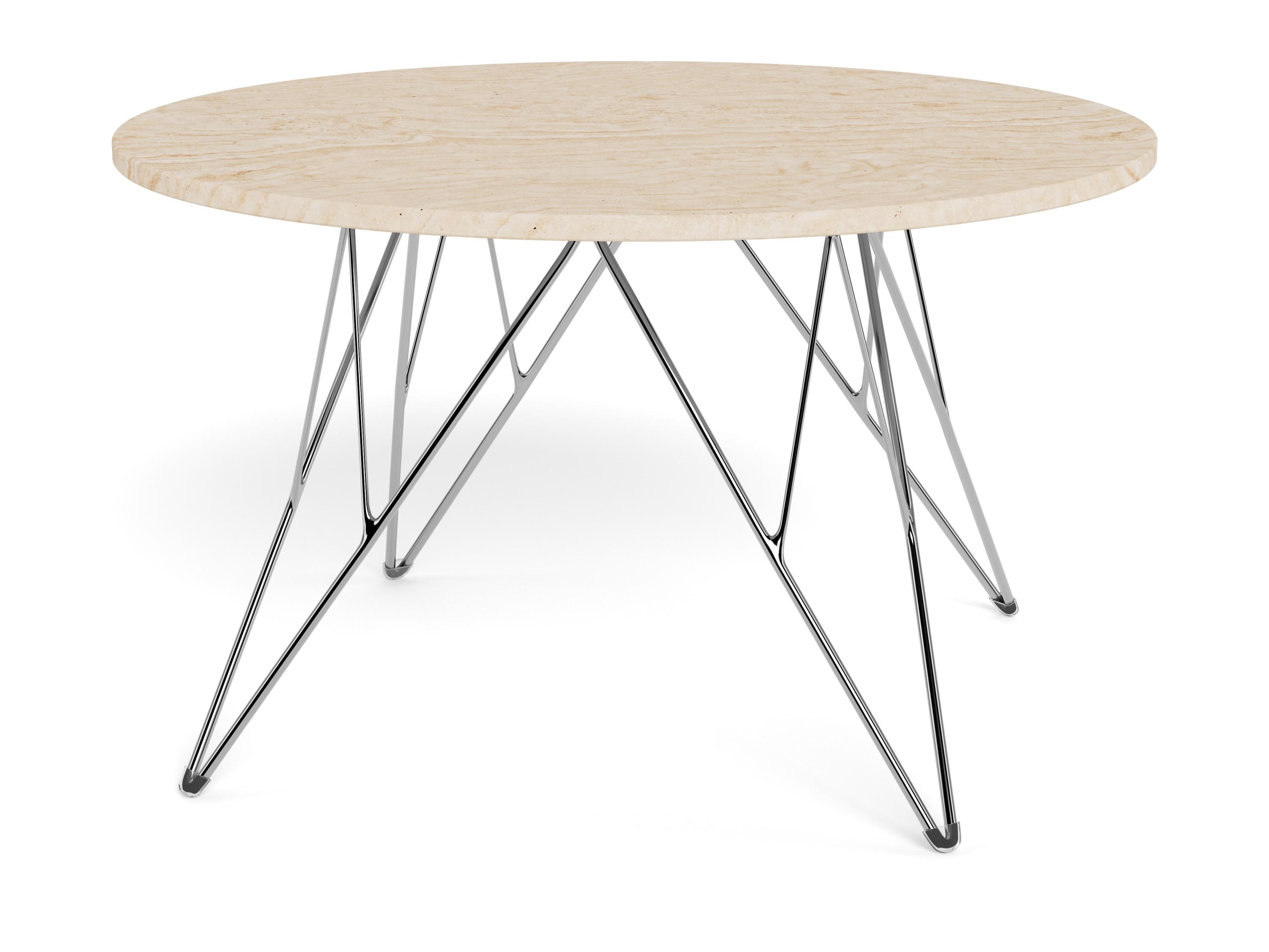 Couchtisch Norsica 820 (Beige + Silber)