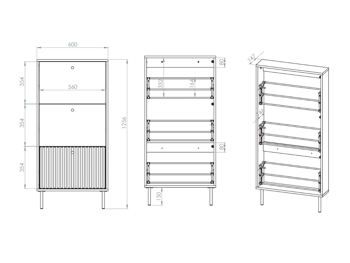 Schuhschrank Marmeli 129