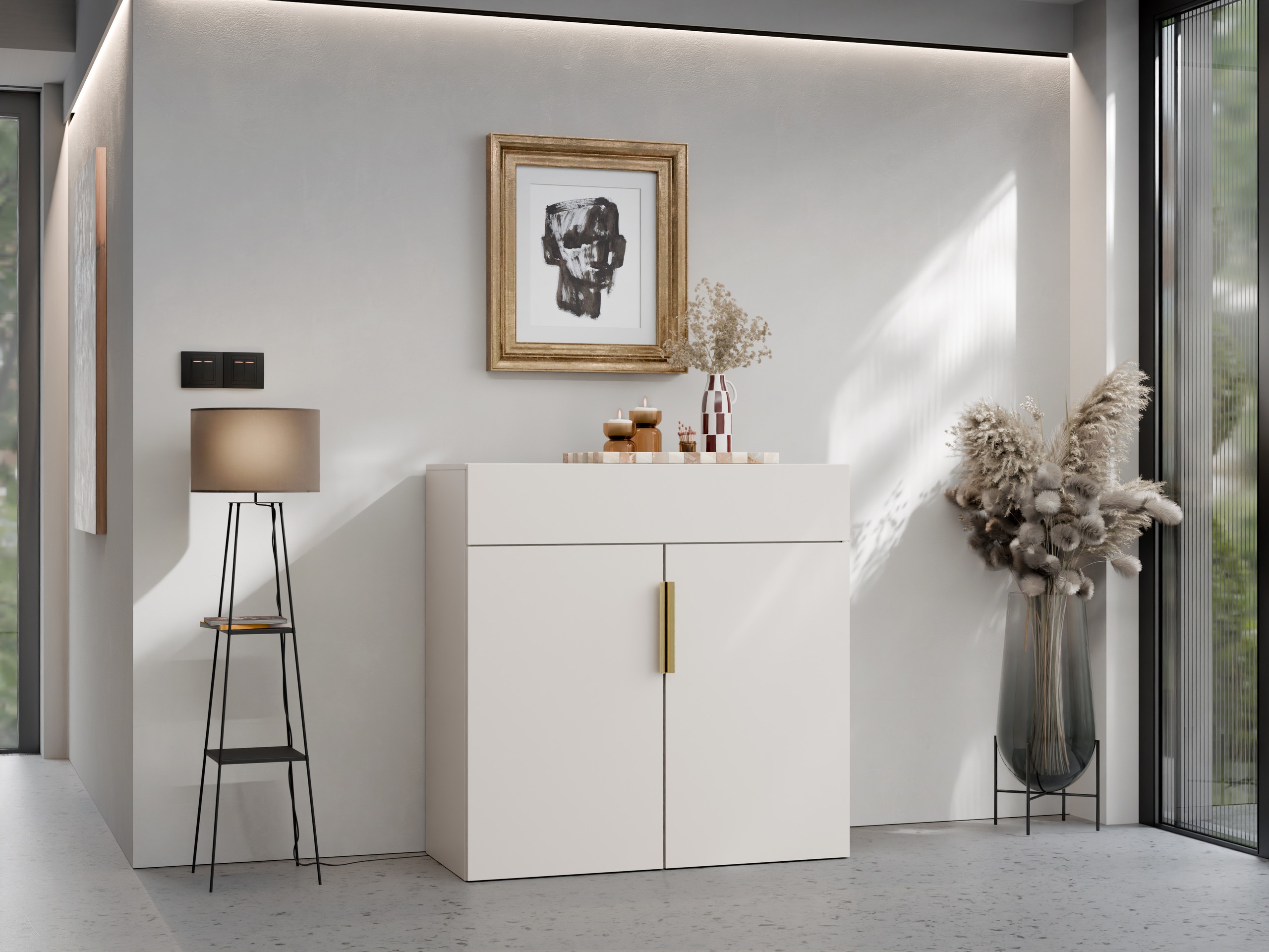 Kommoden Comfivo Auditor (Beige)
