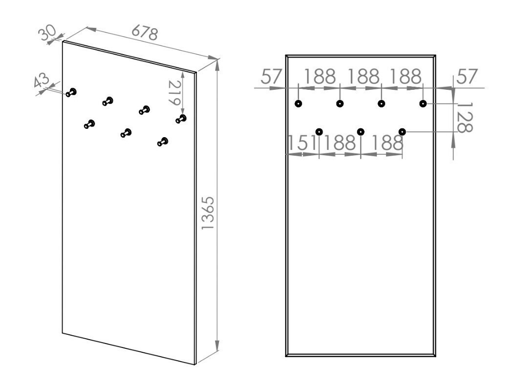 Flurgarnitur Marmeli 134
