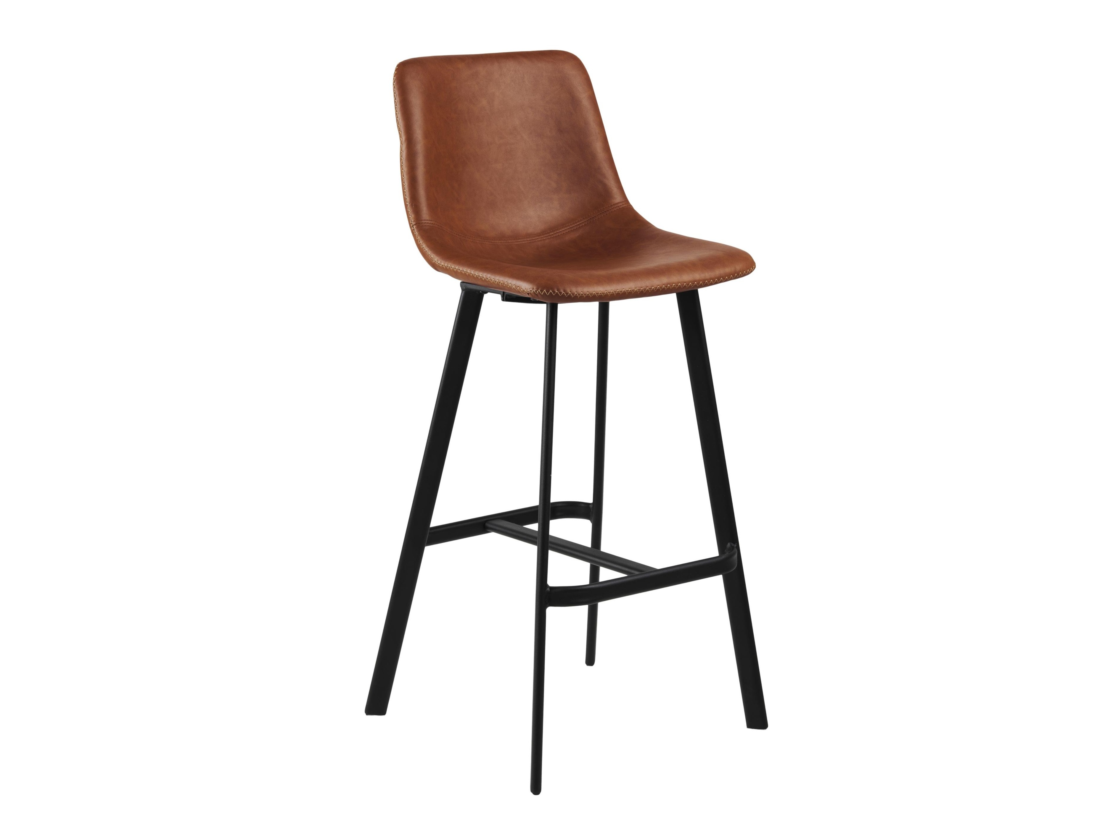 Barstuhl Norsica 444 (Schwarz + Braun)
