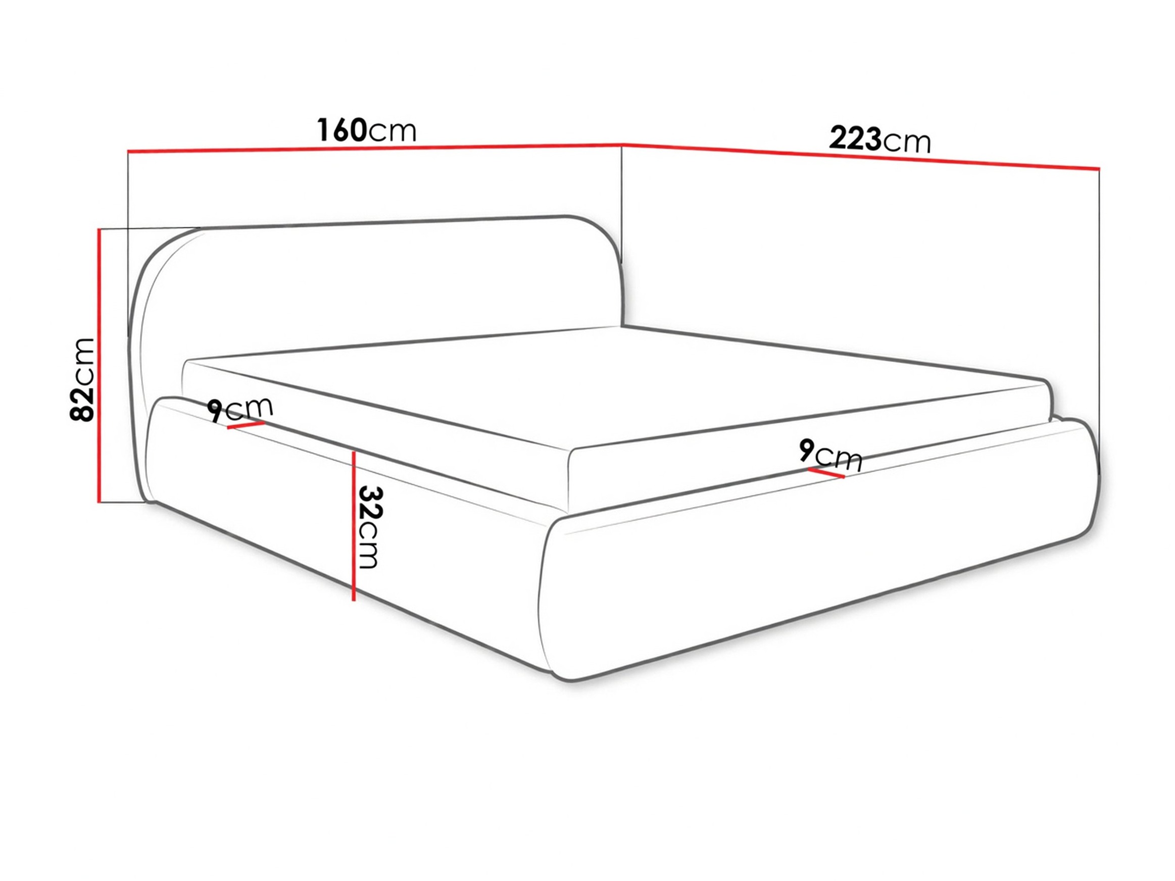 Bett TrendyNest Verbio (Lambi 03)