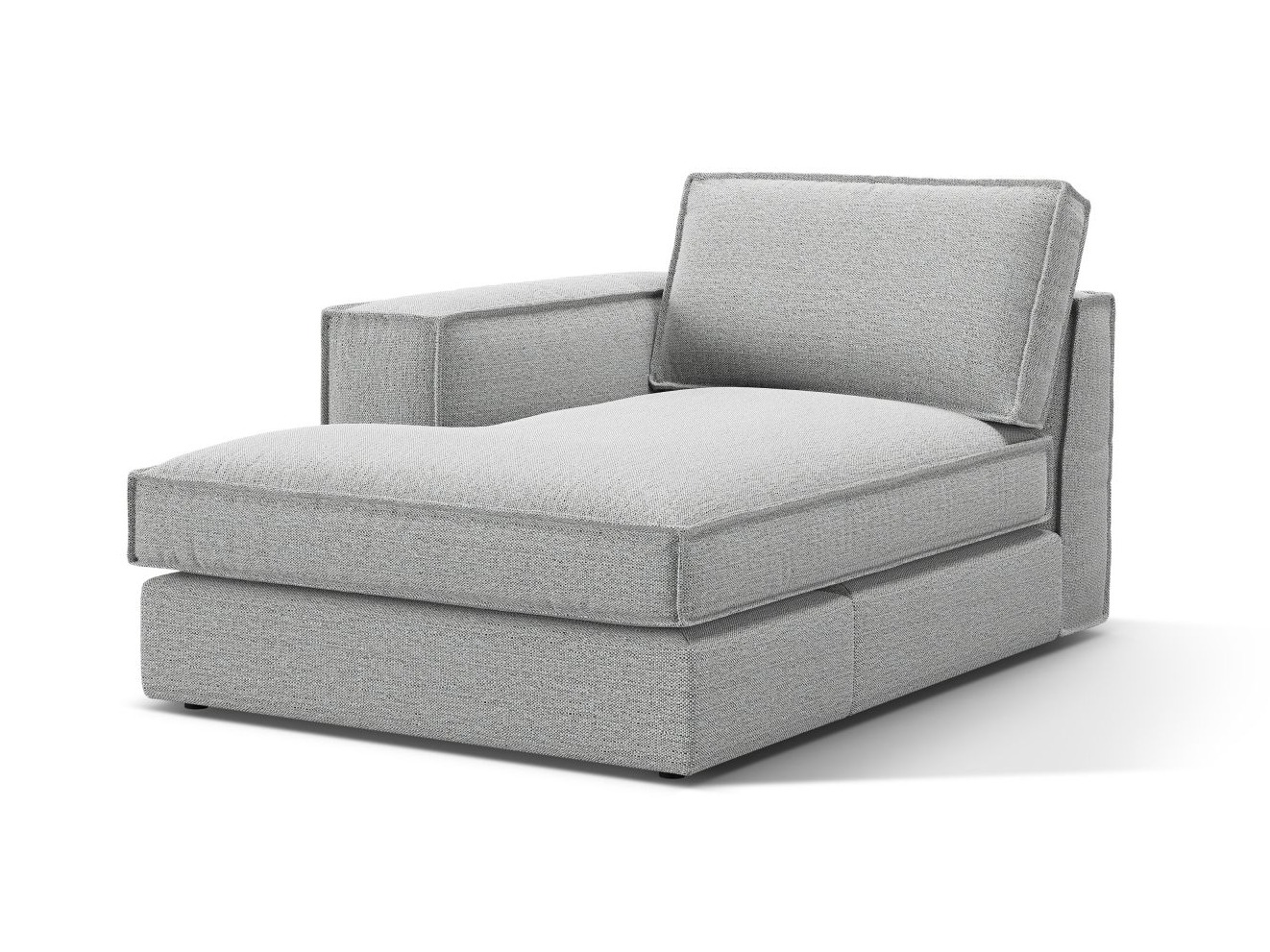 Chaiselongue Dalodei 104 (Babel Hellgrau)