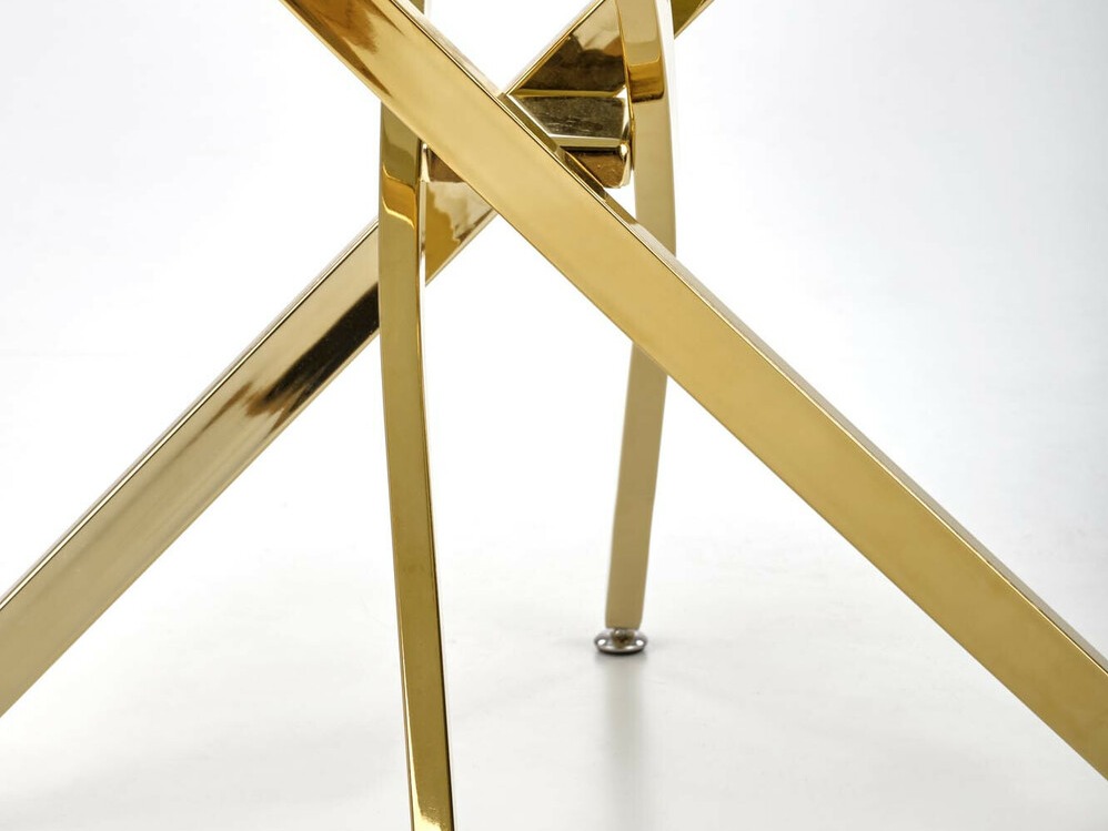 Tisch Houston 1538 (Gold + Schwarzer Marmor)