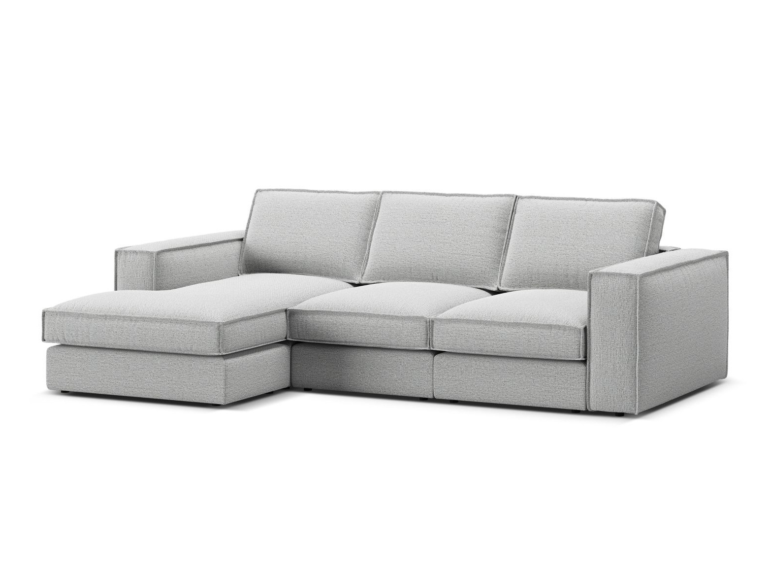 Modulares Ecksofa Dalodei 110 (Babel Light grey)