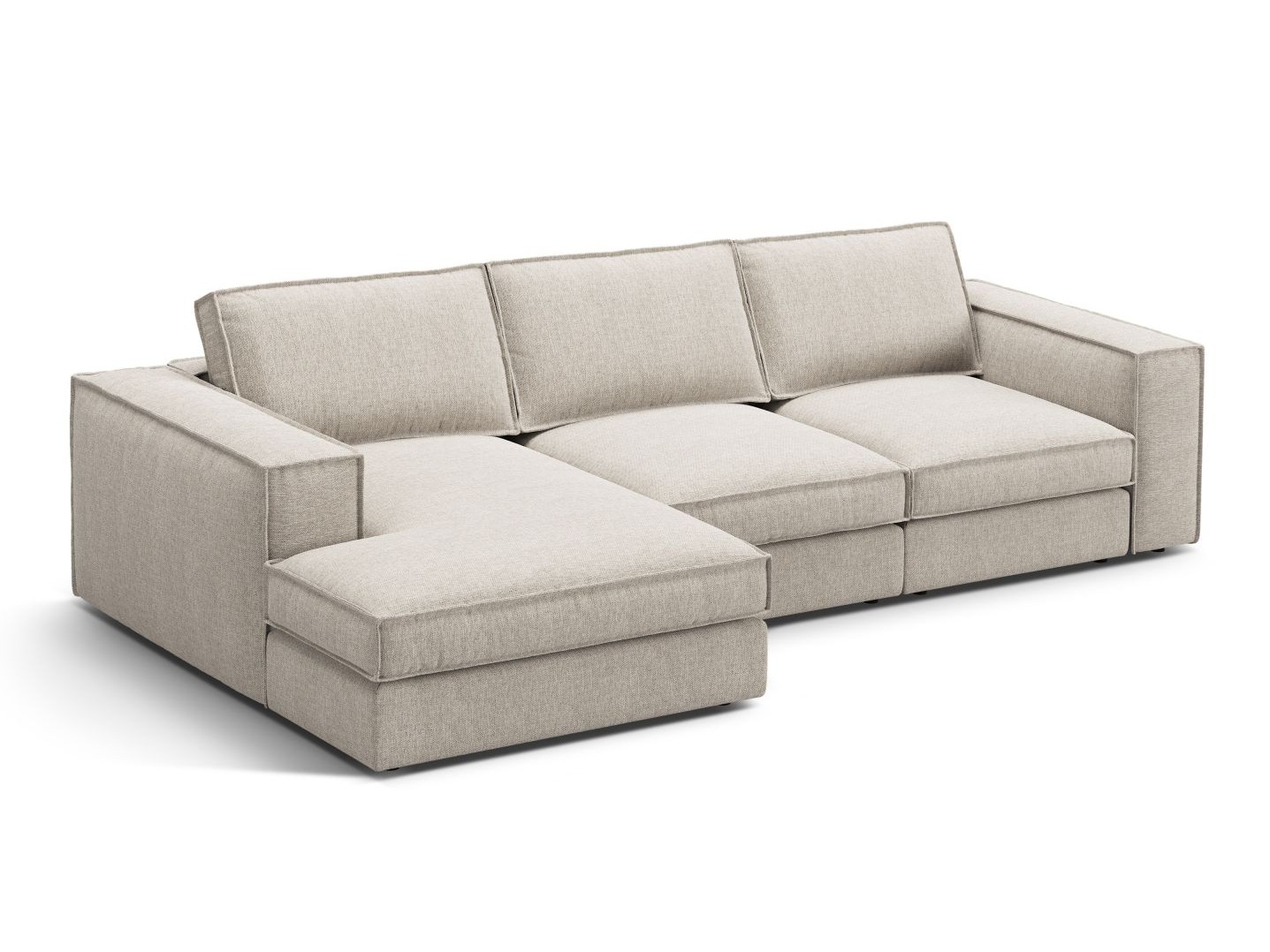 Modulares Ecksofa Dalodei 110 (Babel Sand)